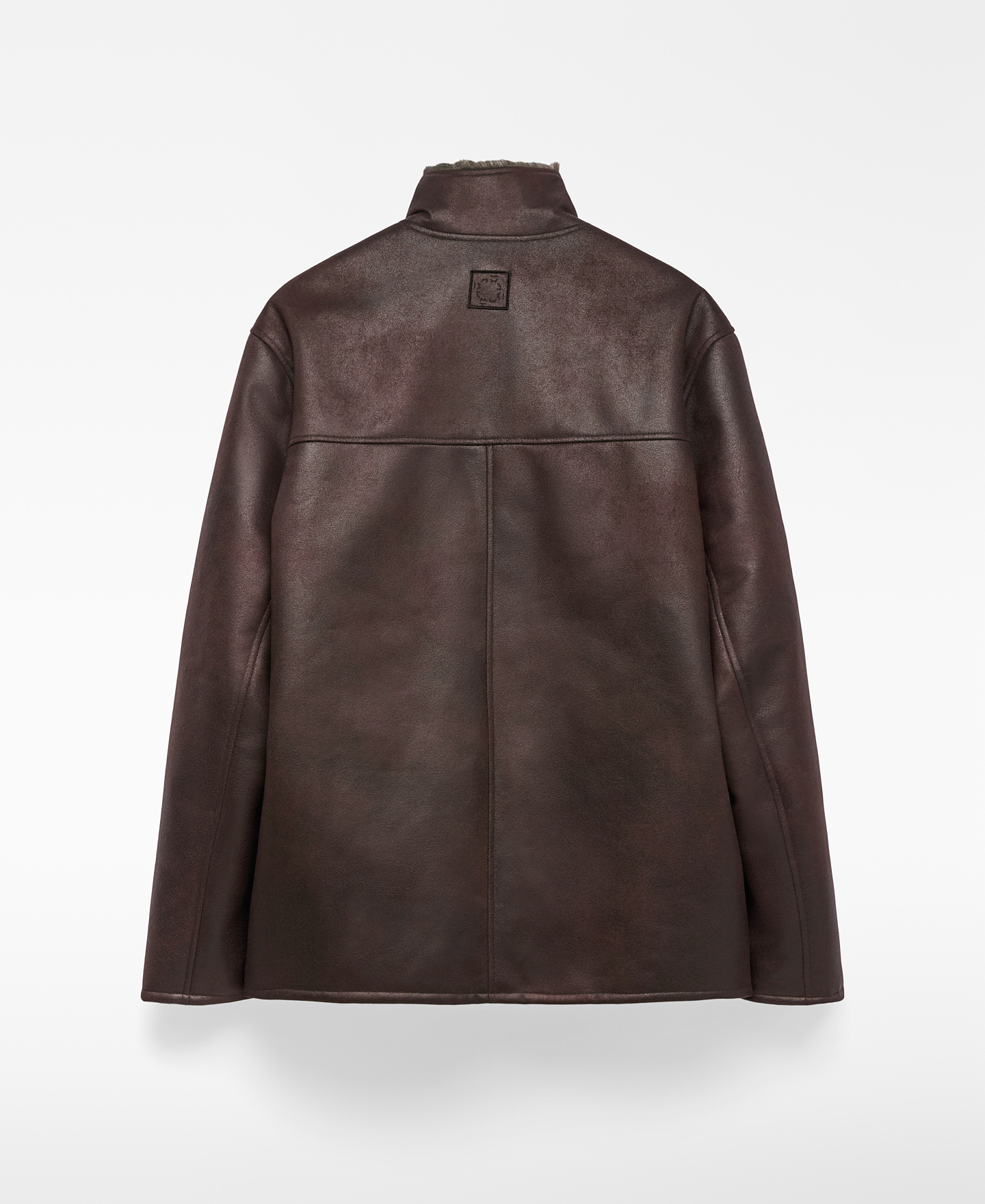 Non-Leather band collar jacket man image number 1