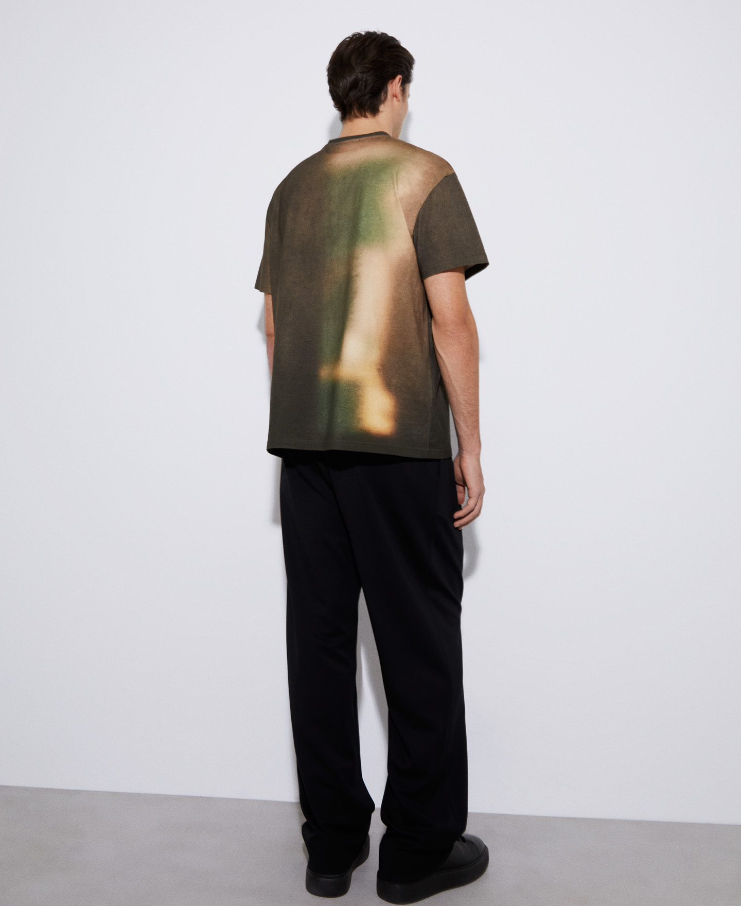 Camiseta oversize estampada en algodón image number 2