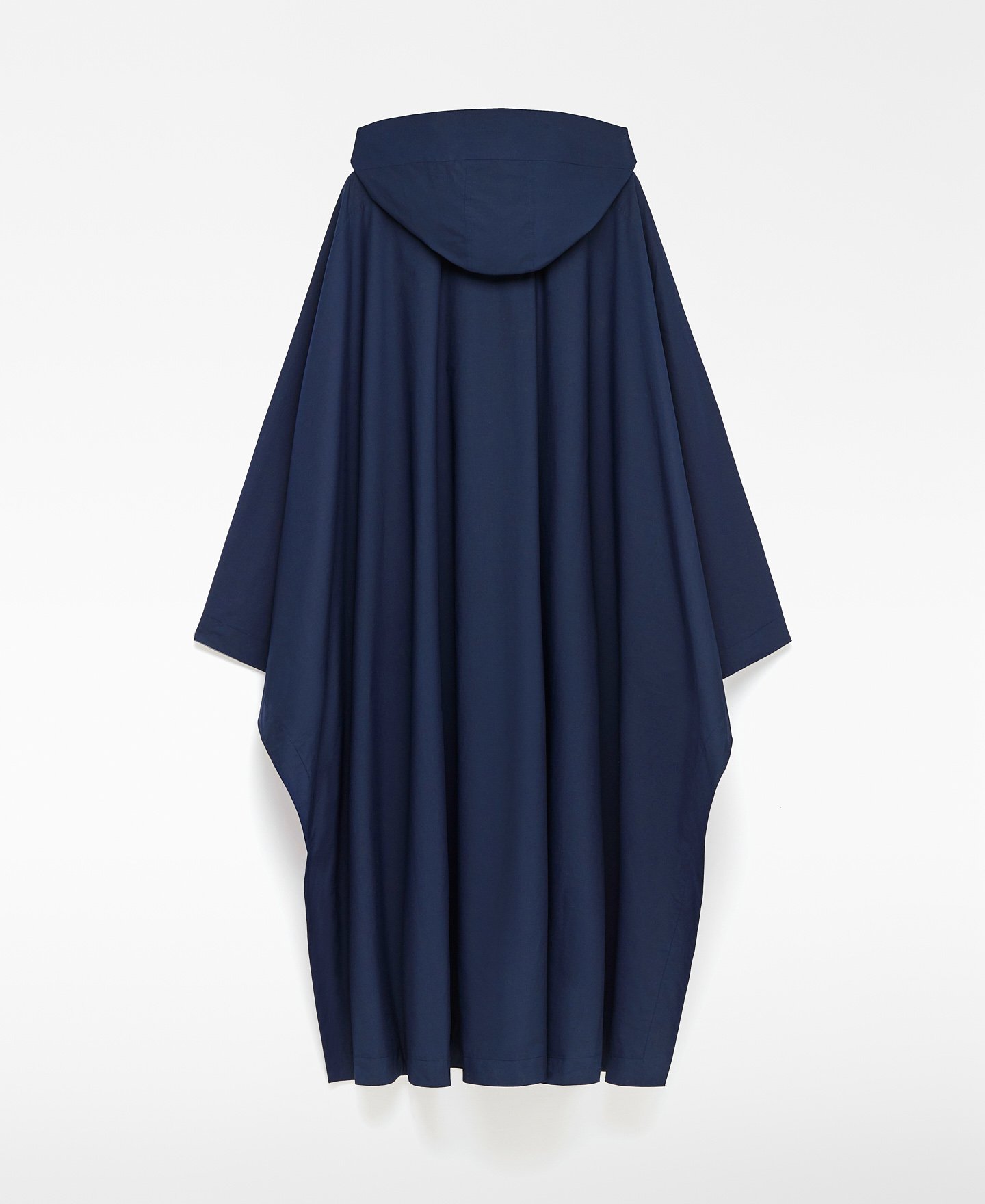 Capa oversize bordada con capucha hombre image number 6