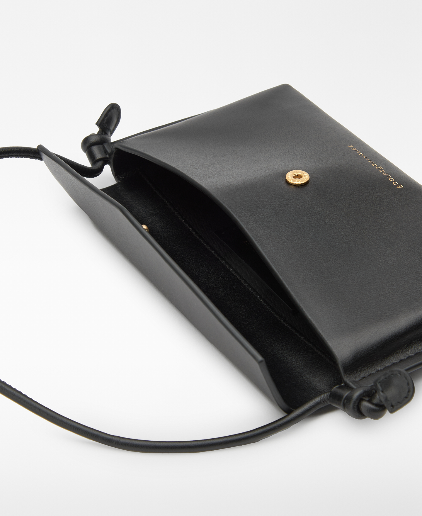 Leather horizontal phone holder woman image number 2