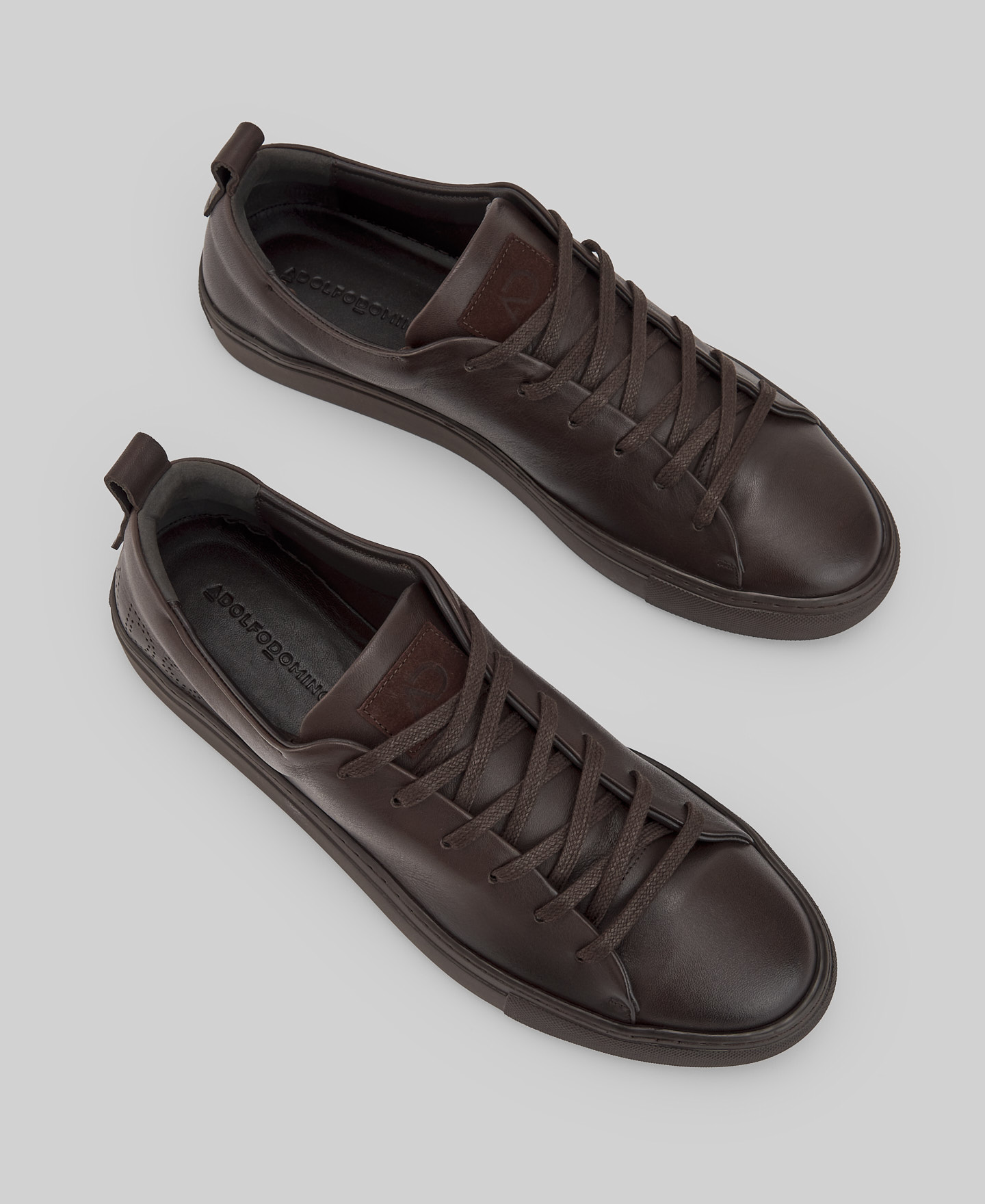 Zapatilla piel responsable marr&oacute;n hombre image number 1