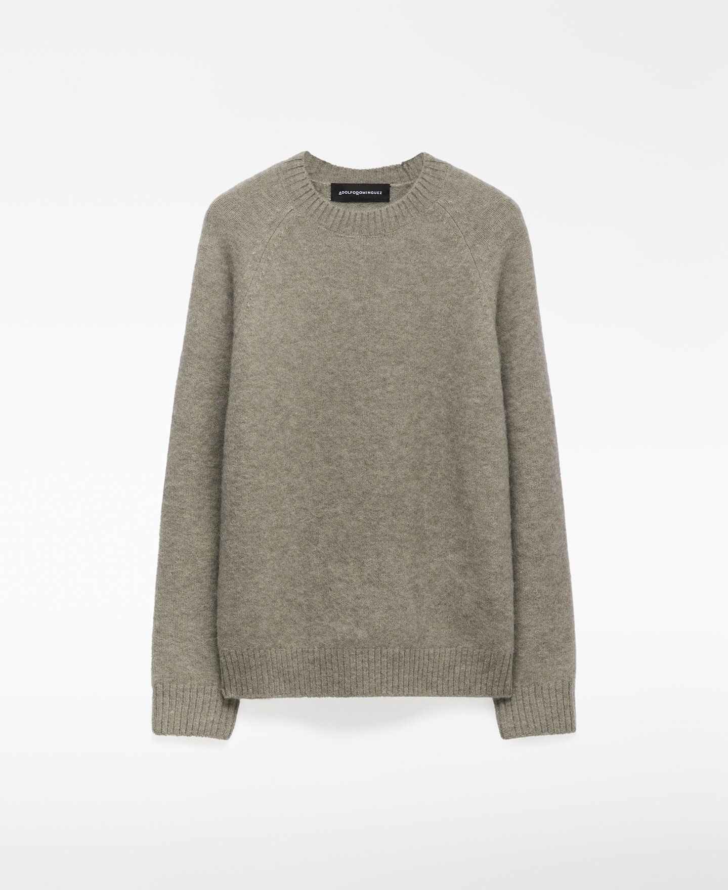 Knit crew collar sweater man image number 0
