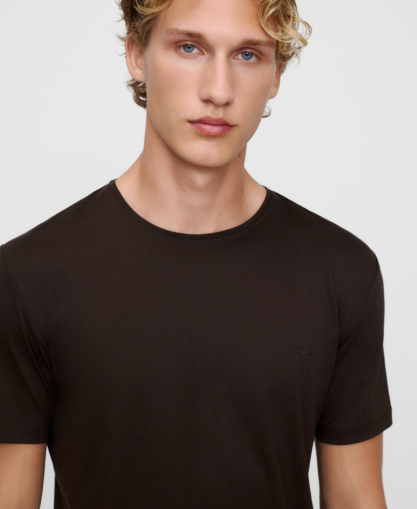 T-shirt regular fit en lyocell et coton image number 3