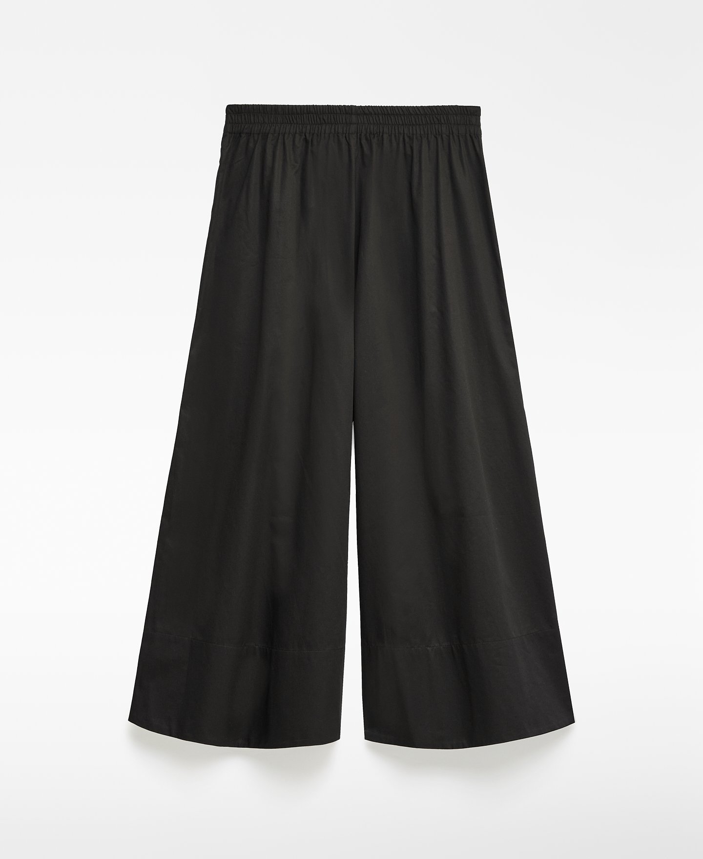 Cotton wide leg trousers woman image number 5