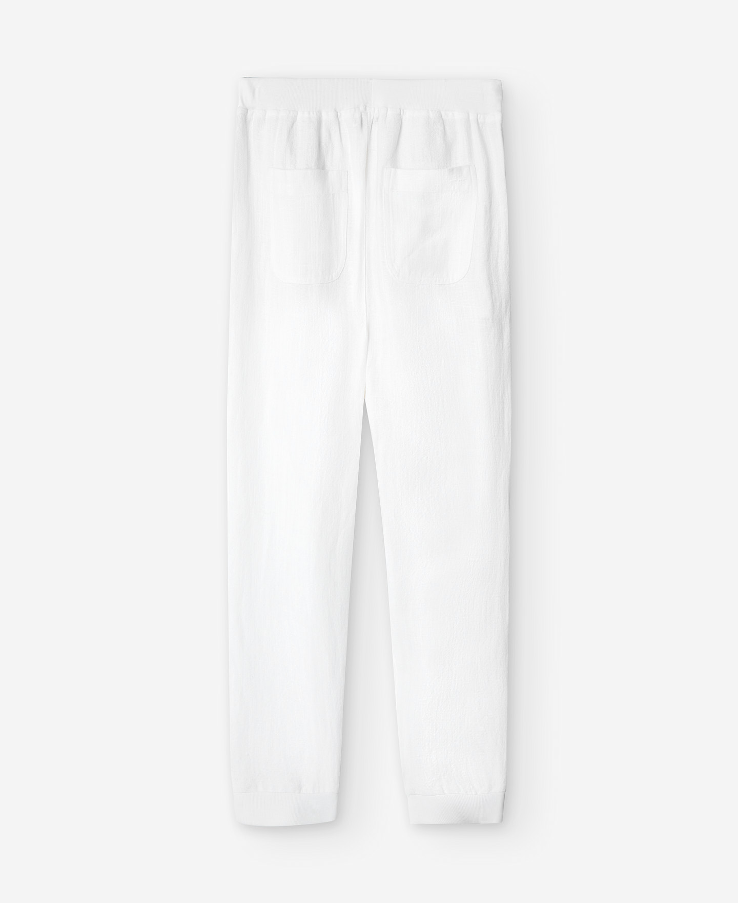 Pantalón jogger en lino y algodón image number 6