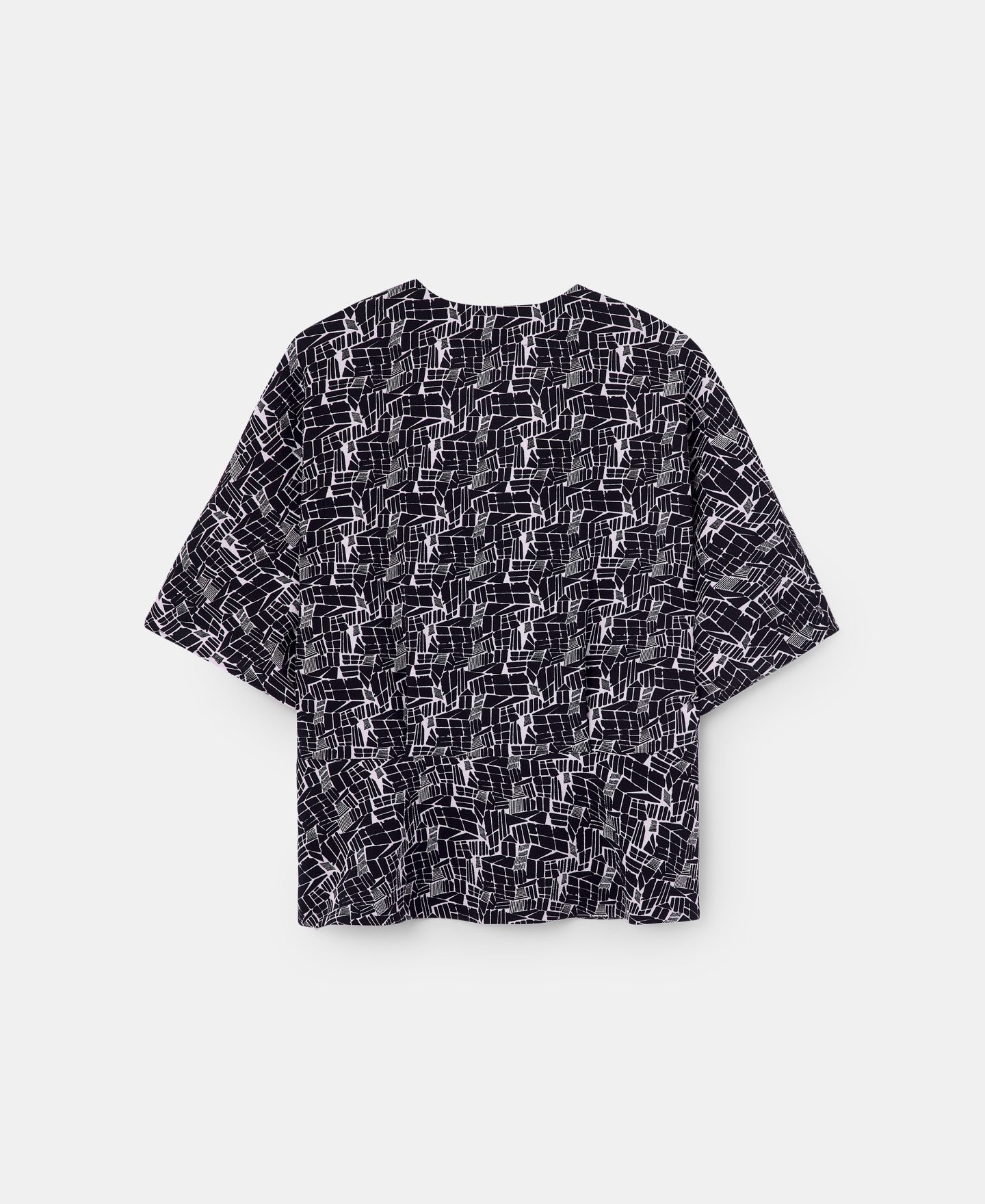 V-neck printed top image number 5