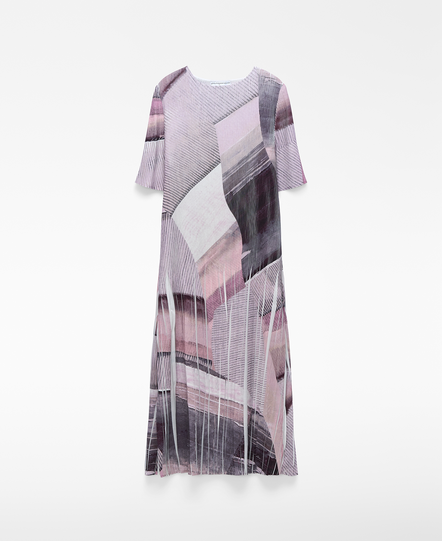 Vestido crinkle estampado image number 4