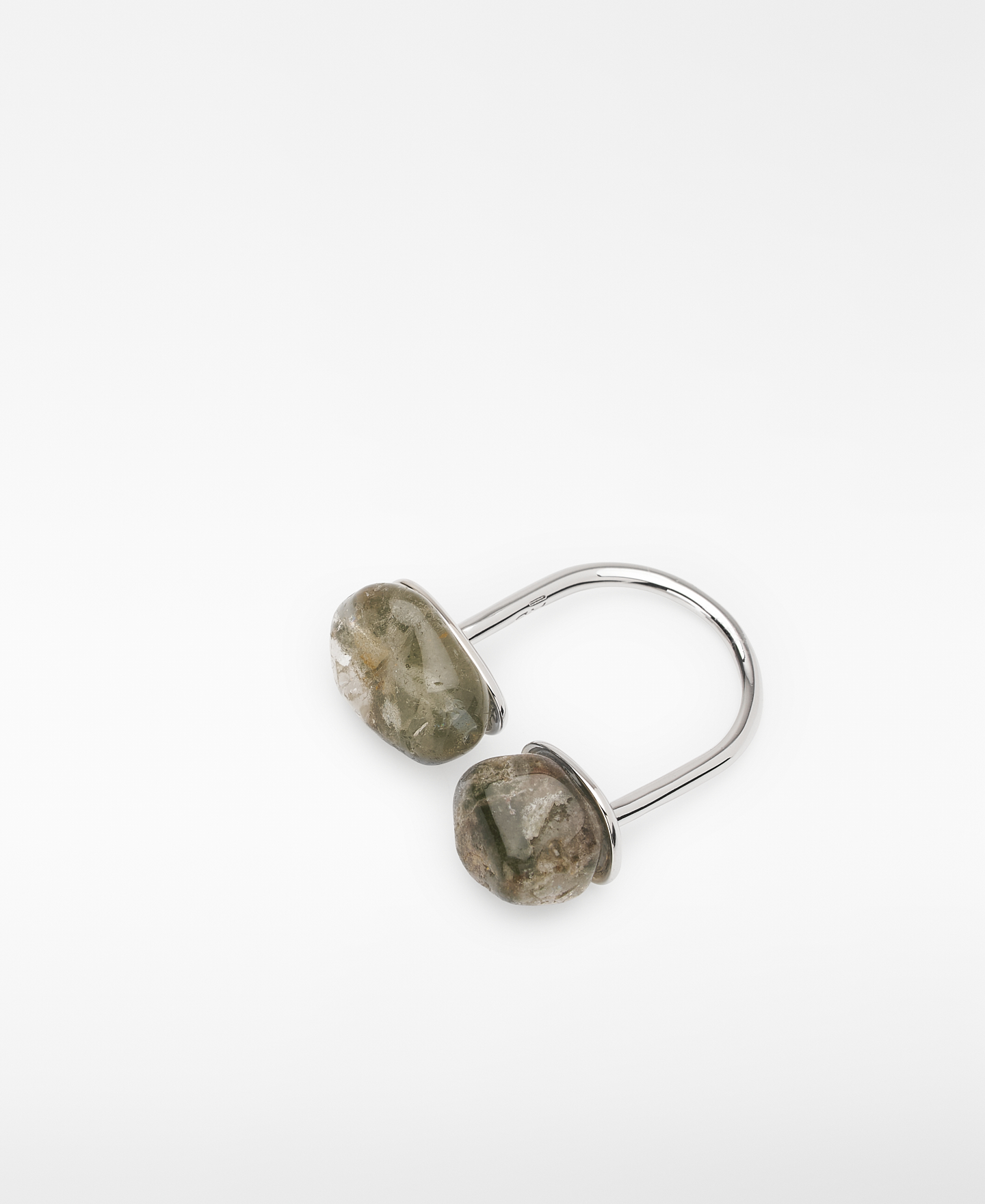 Metal ring with stones image number 1