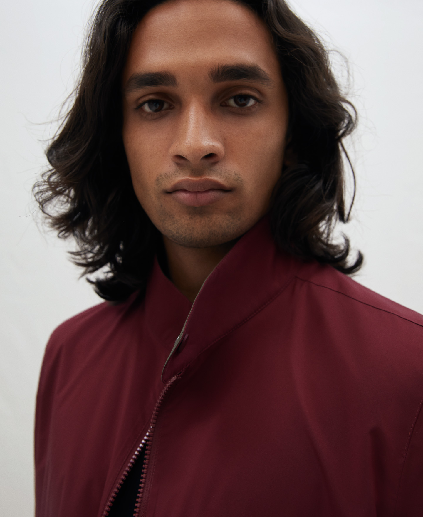 Mandarin collar reversible Harrington image number 3