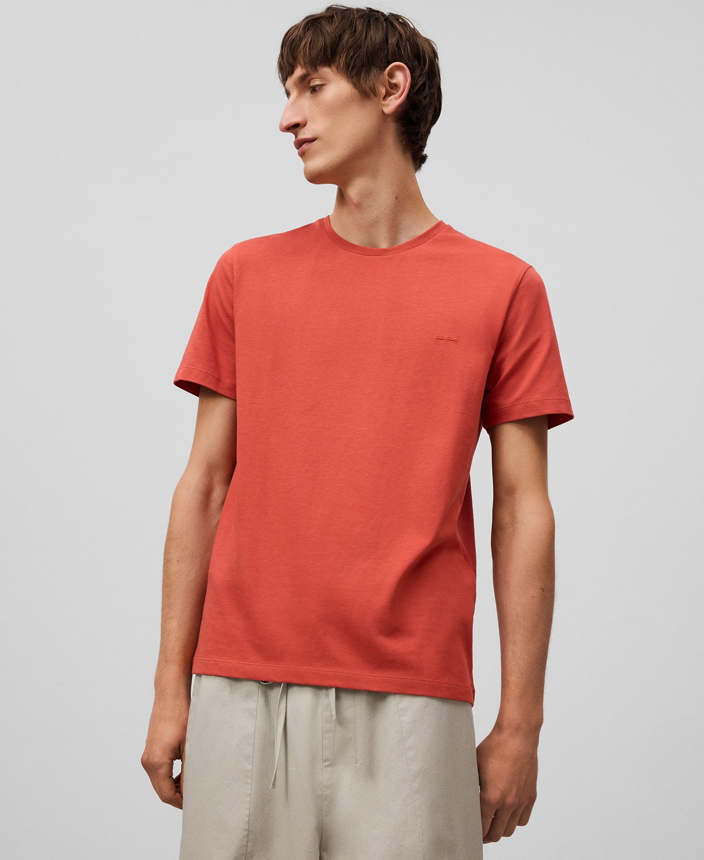 Organic cotton T-shirt man image number 0
