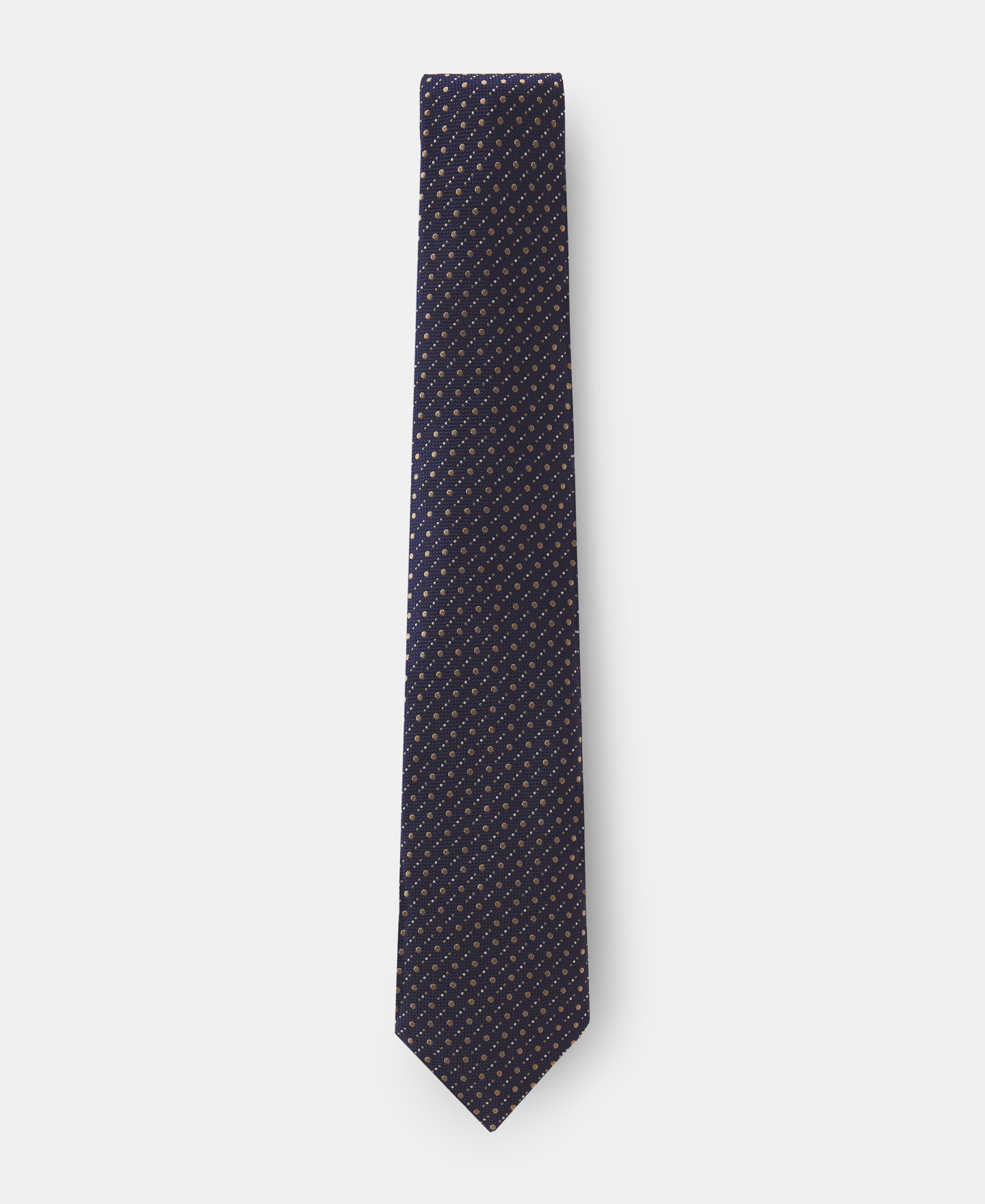 Two-tone silk tie image number 0
