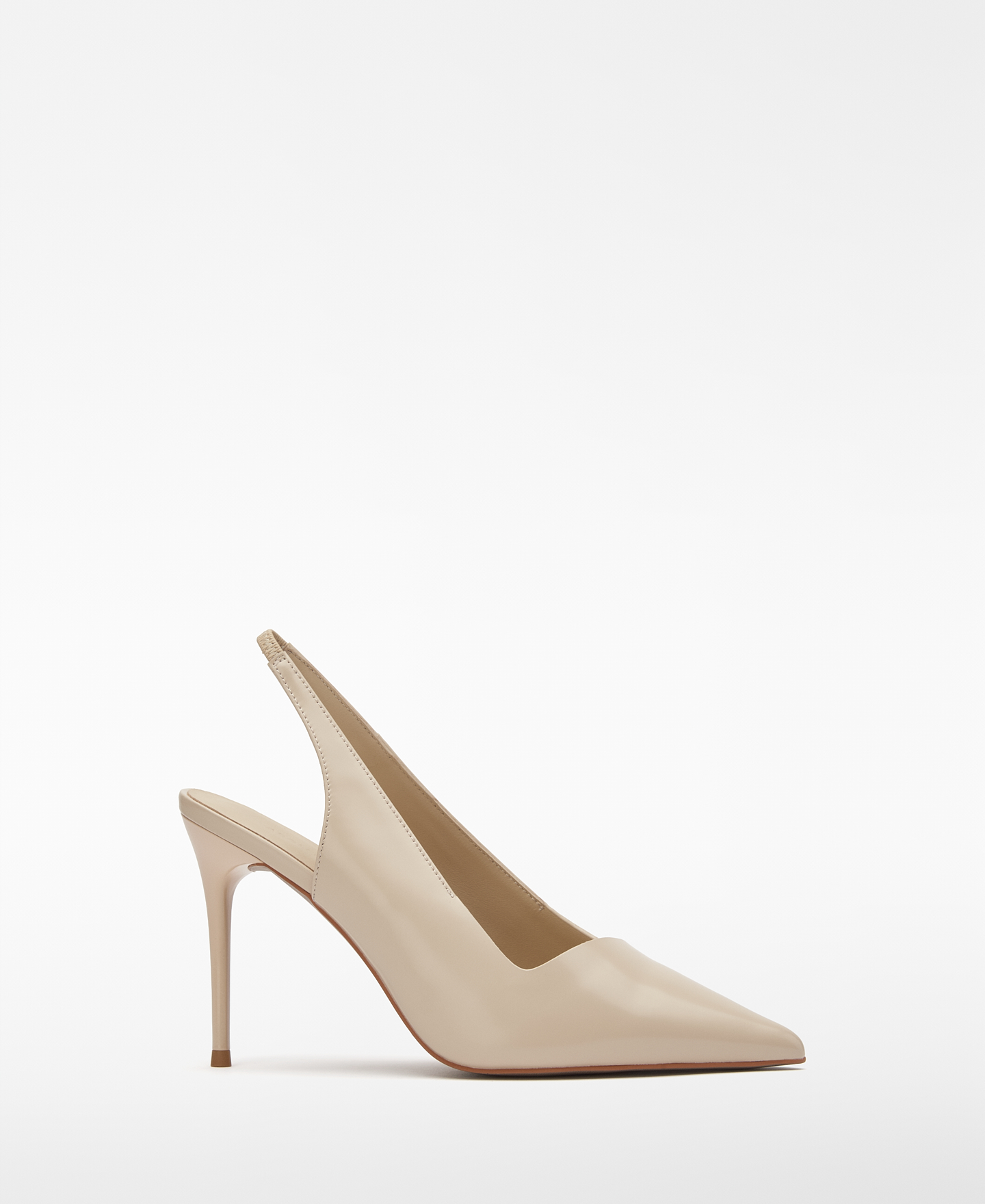 Slingback-Pumps aus Leder image number 0