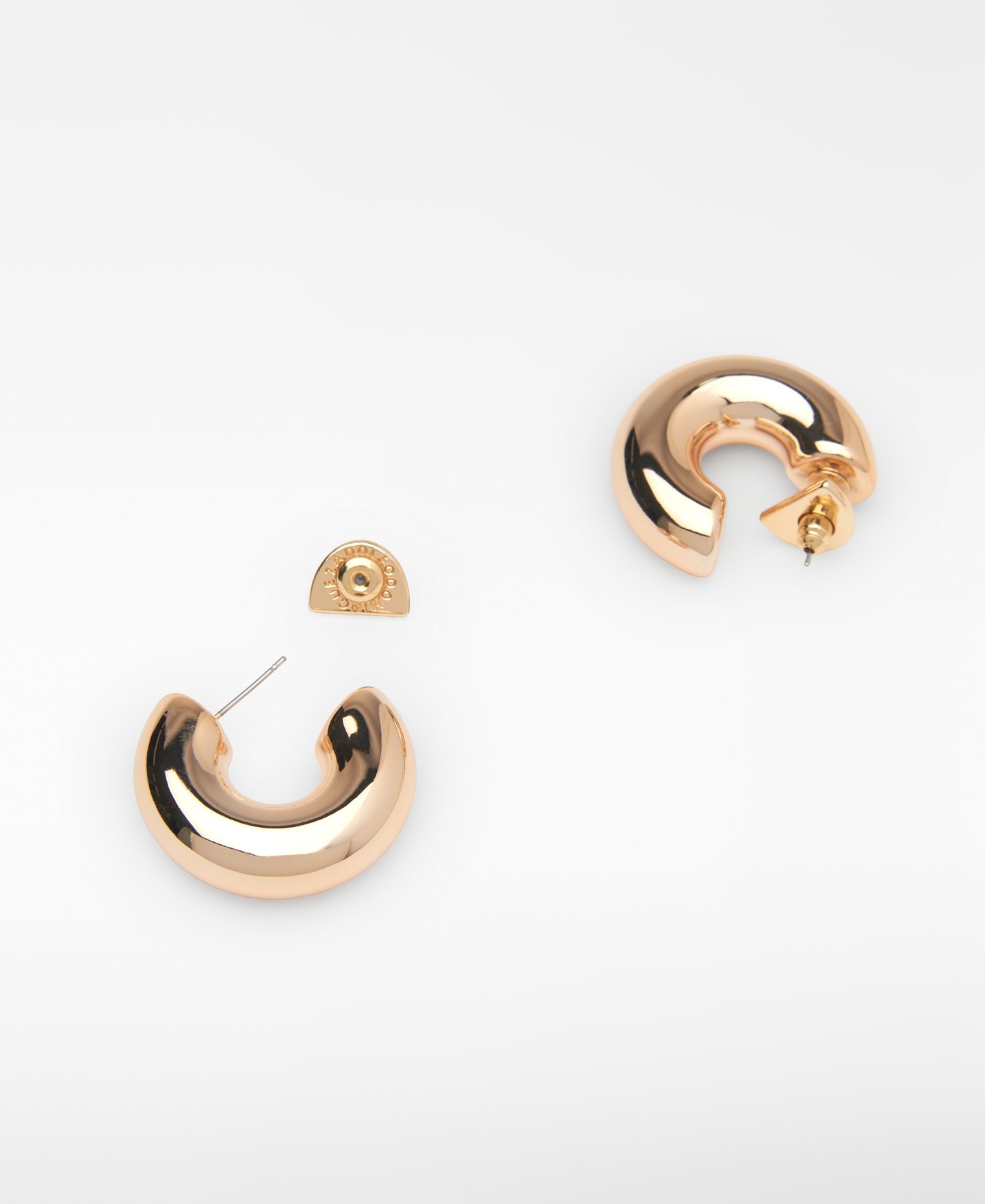 Thick metal hoops image number 2