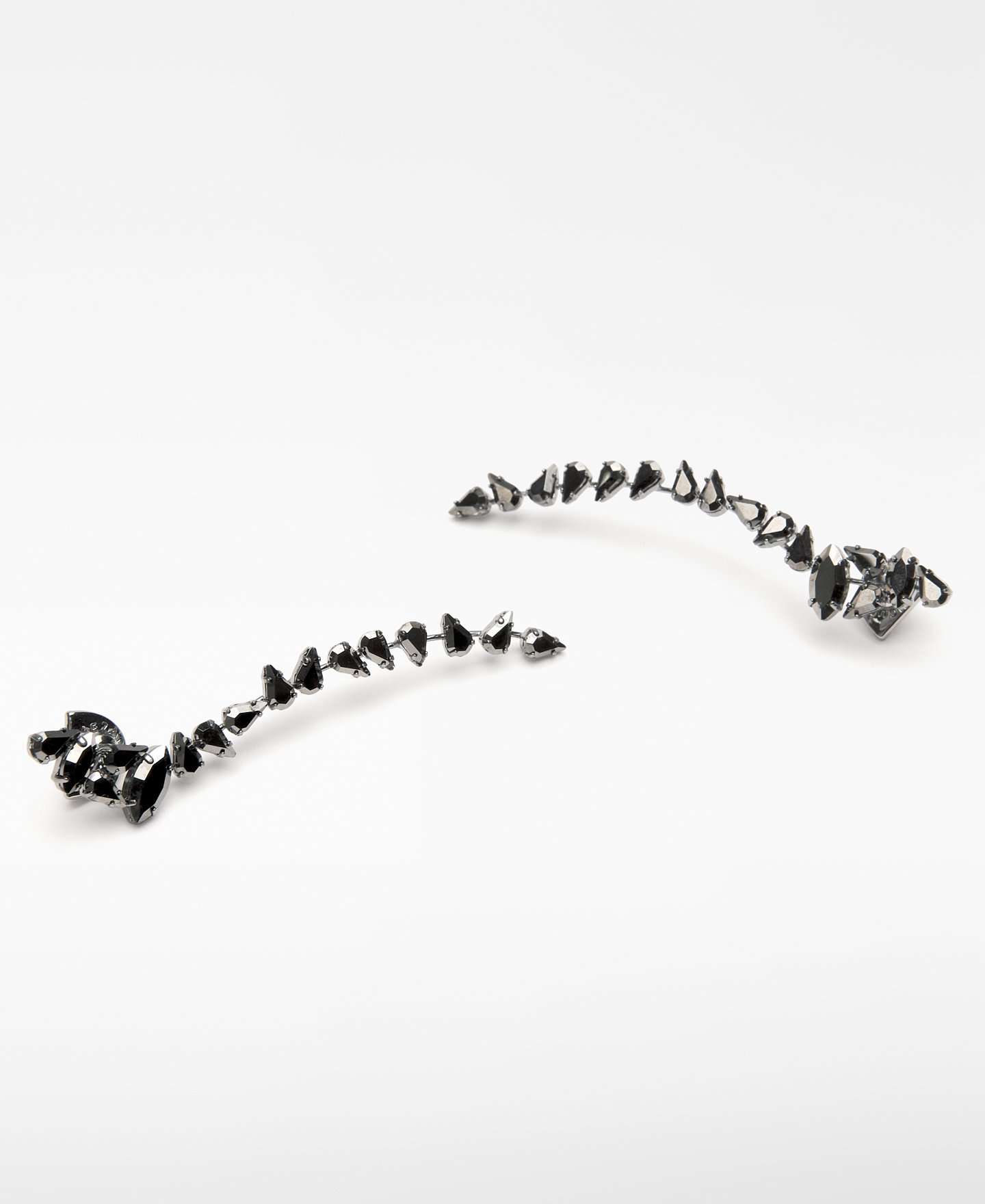 Boucles d'oreilles en cristal serti pour femme image number 1
