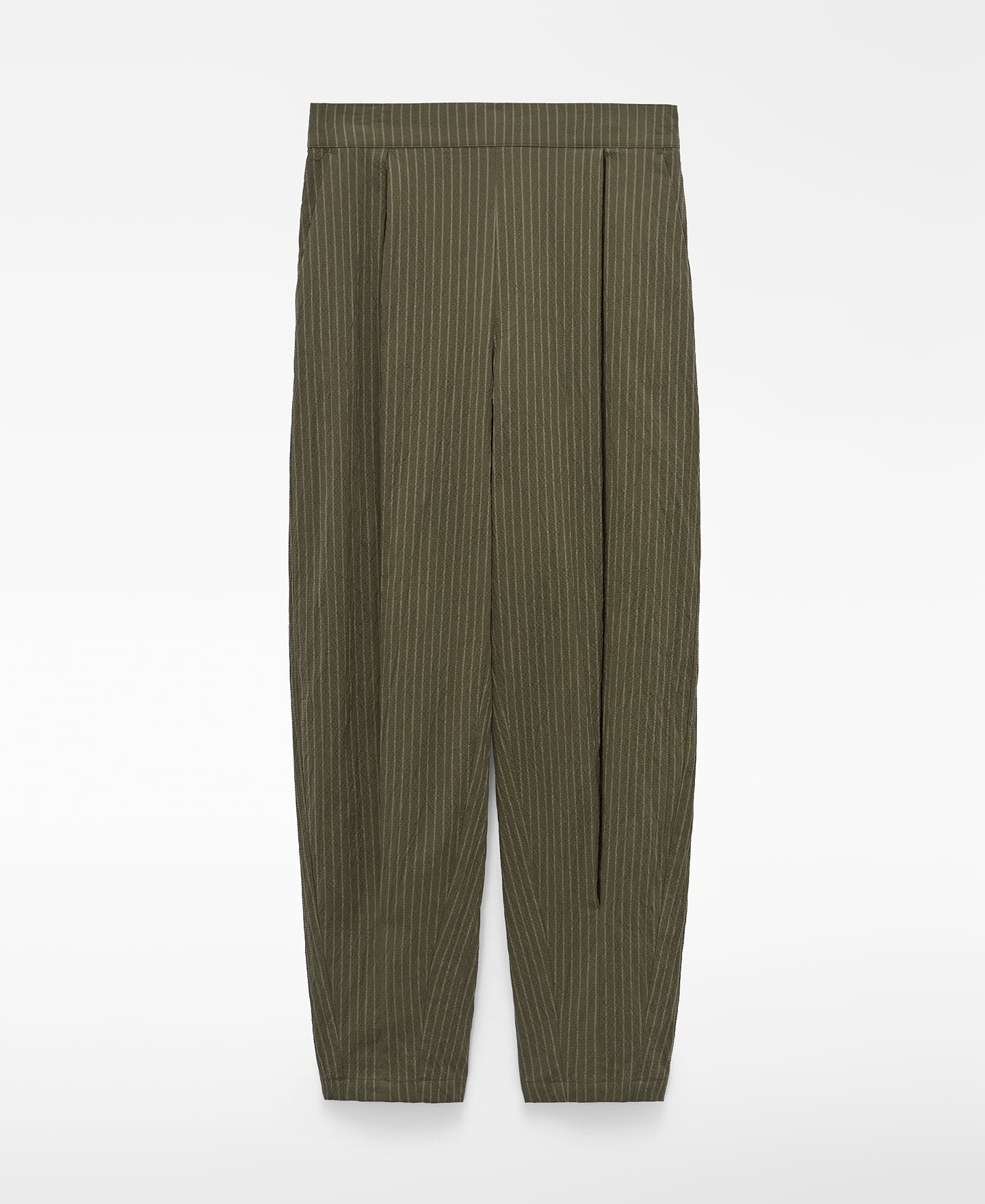 Pantal&oacute;n jogger pierna globo rayas image number 4