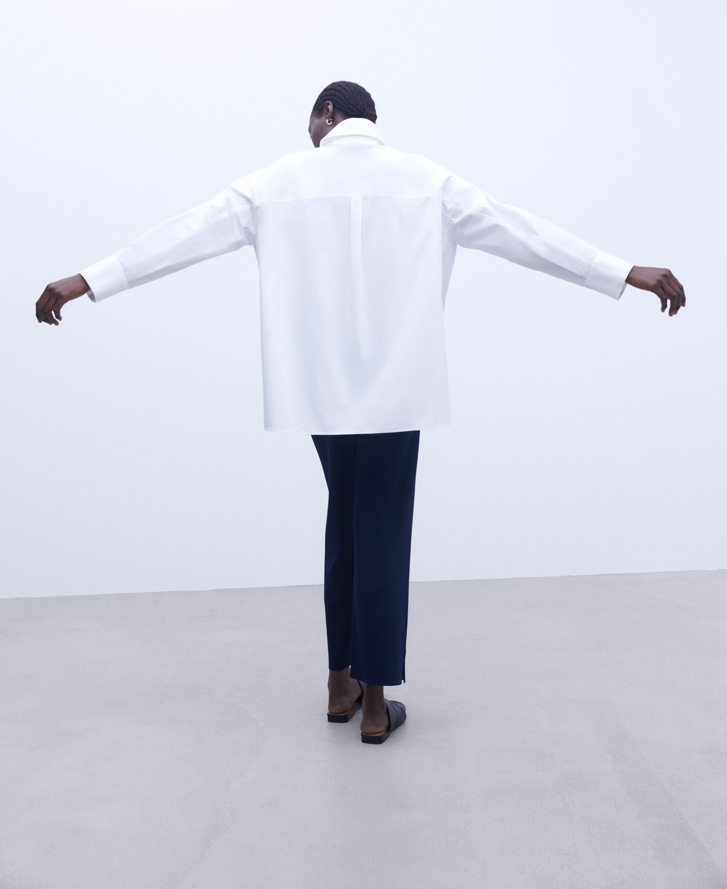 Oversize cotton shirt image number 2