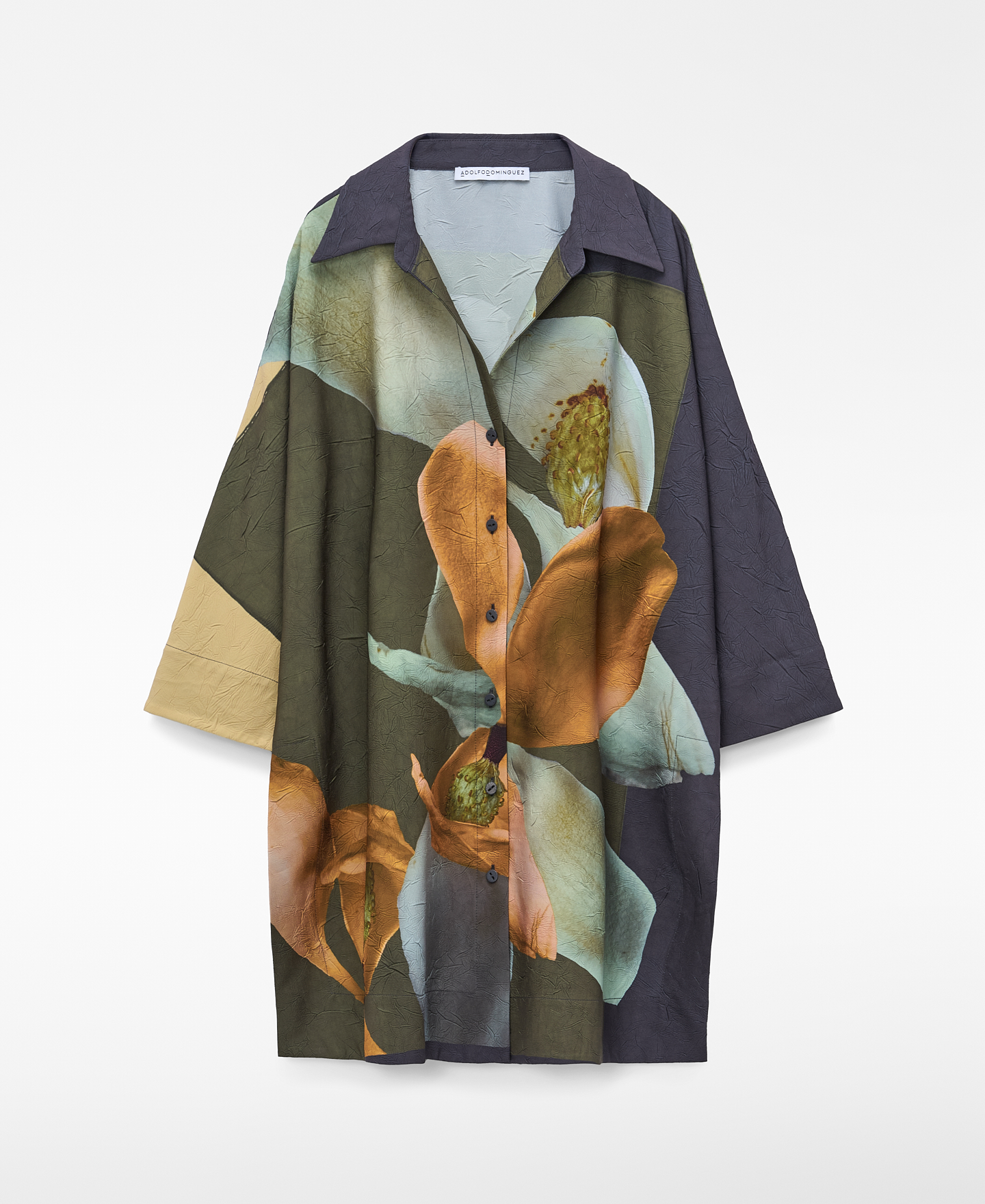Chemise oversize fluide imprim&eacute;e image number 4