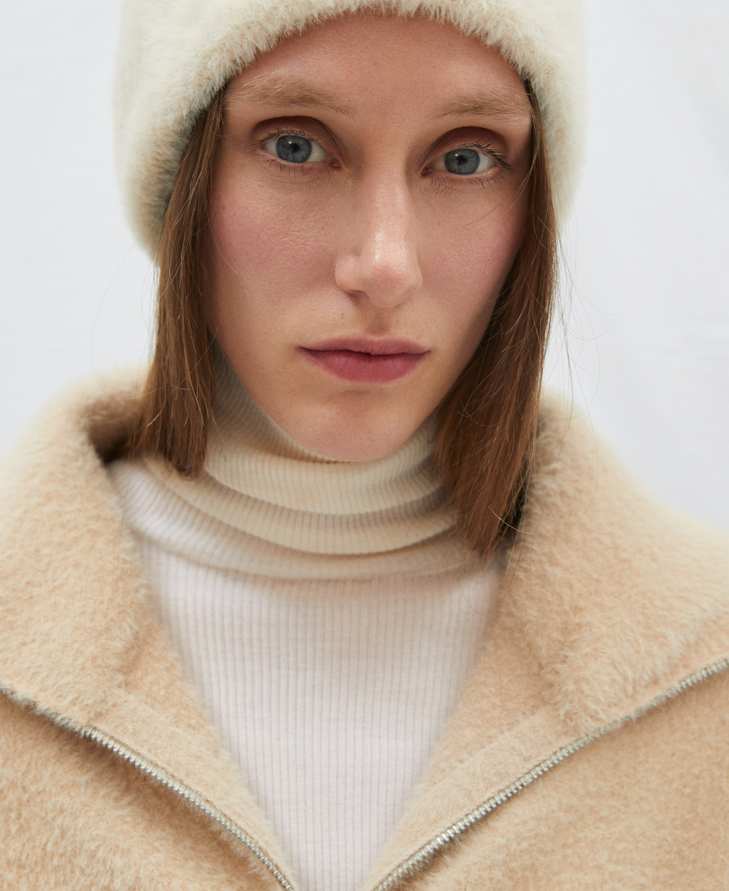 Nylon and viscose wrap-around jacket image number 3