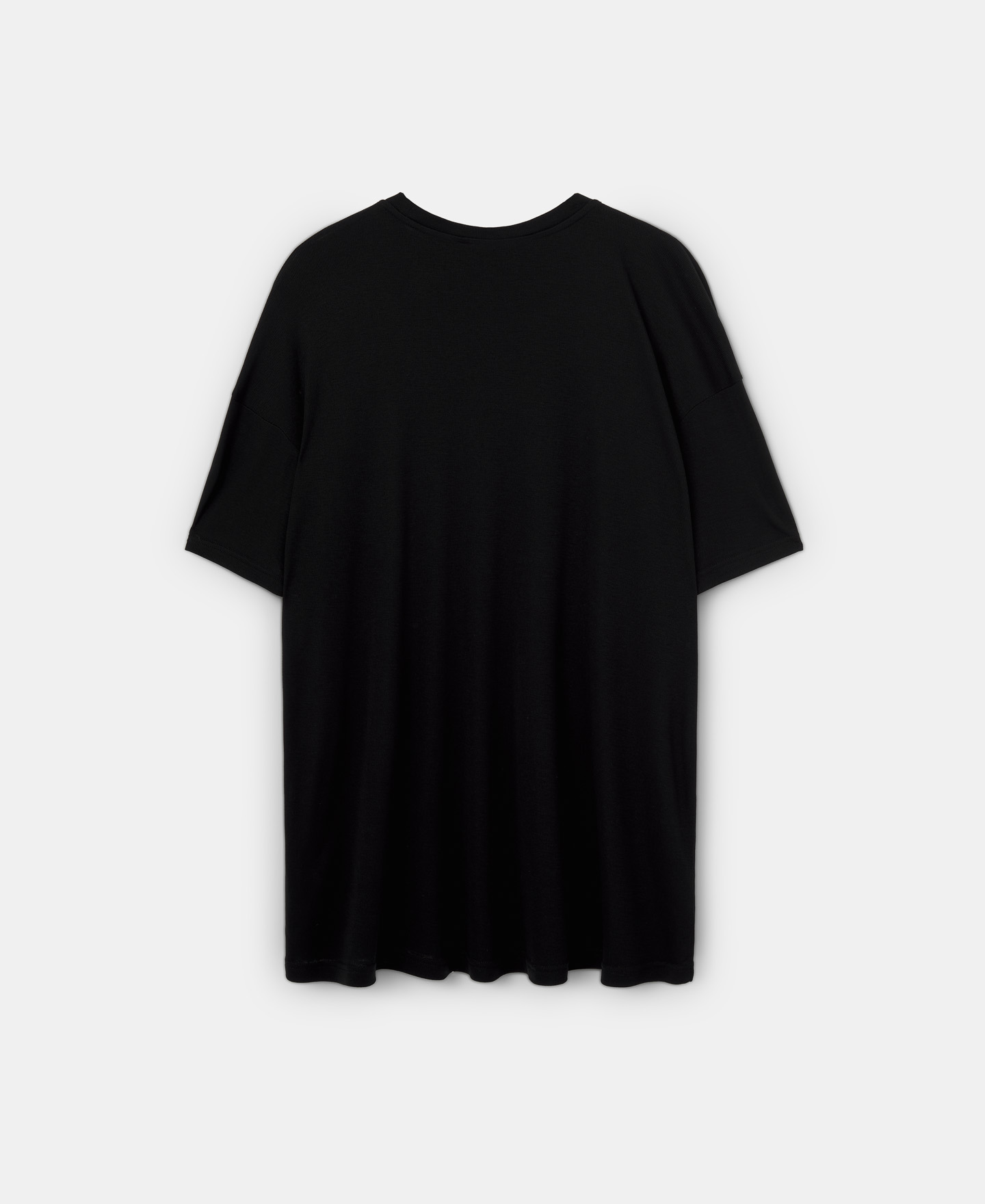 Camiseta oversized escote caja viscosa image number 5