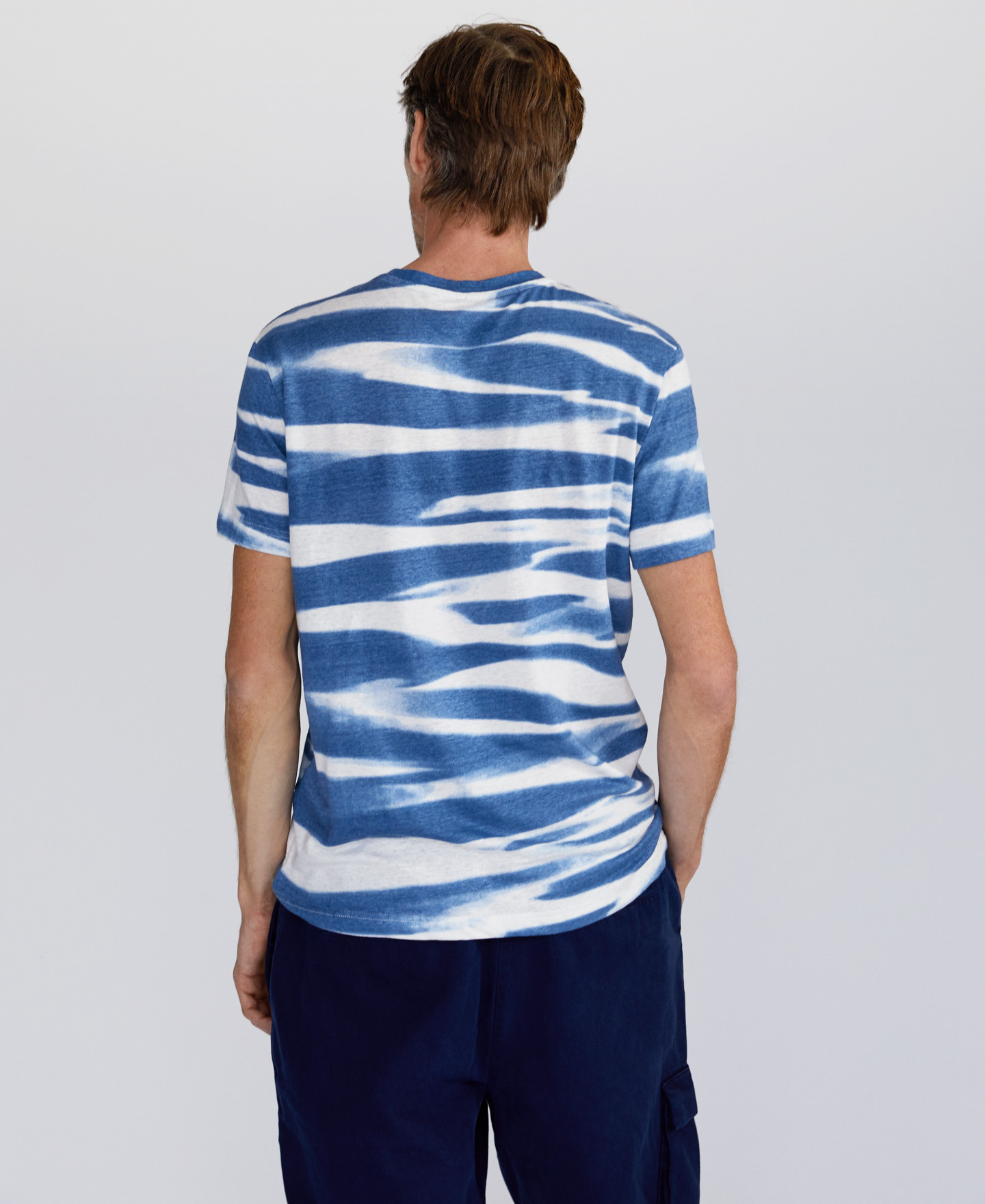 Camiseta efecto lavado en lino image number 1