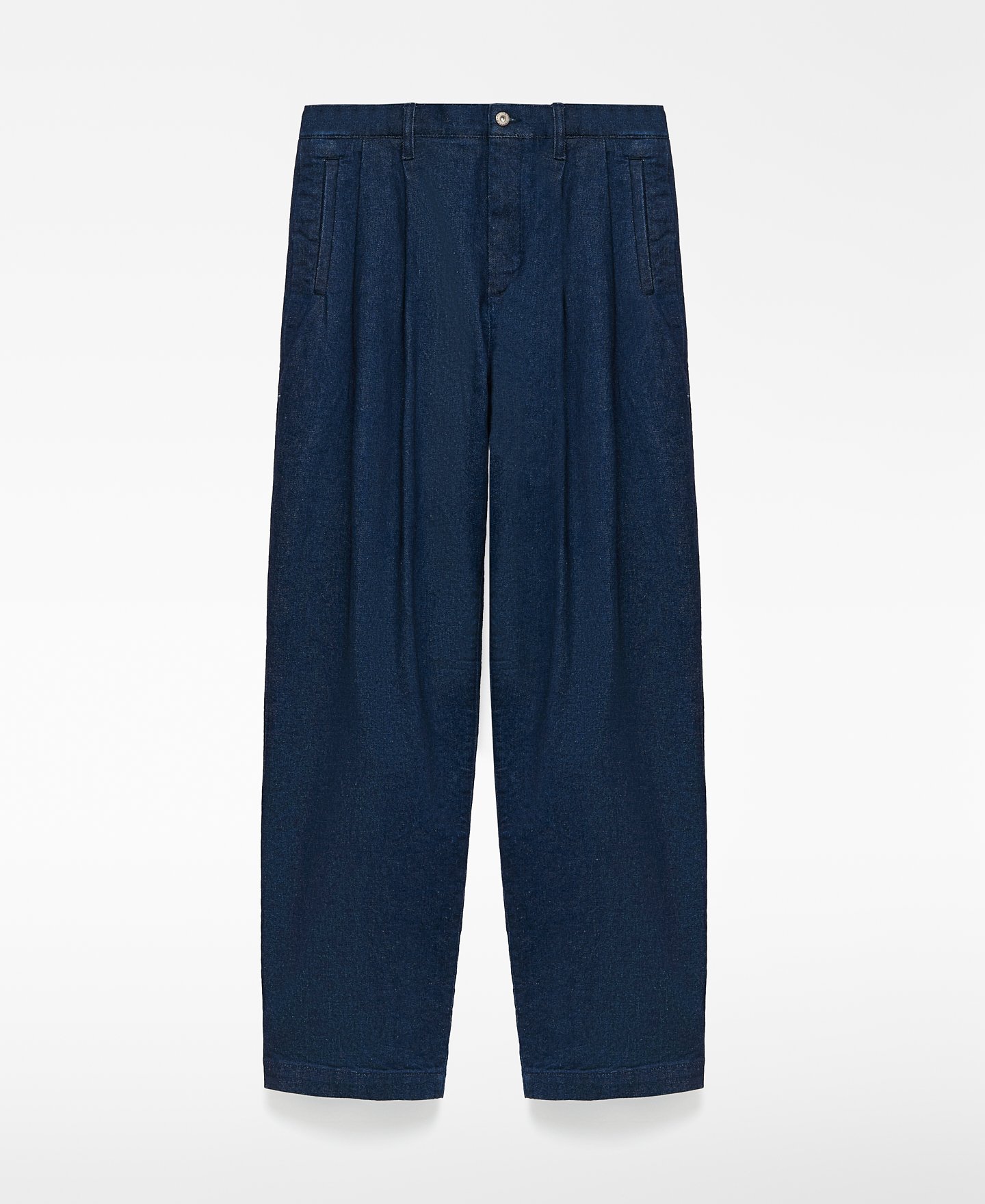 Cotton denim chino trousers man image number 4
