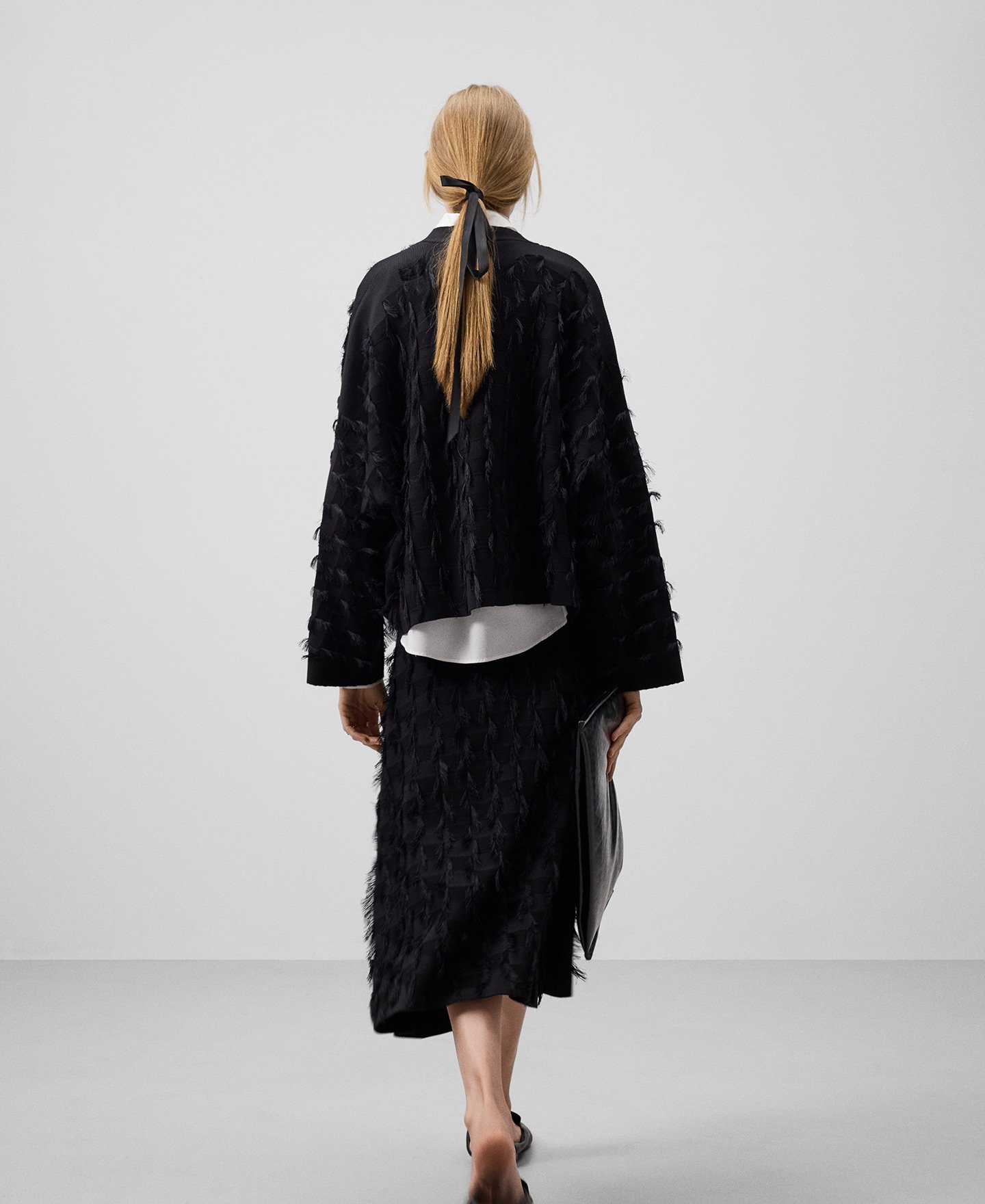 Fringe detailing kimono jacket woman image number 2