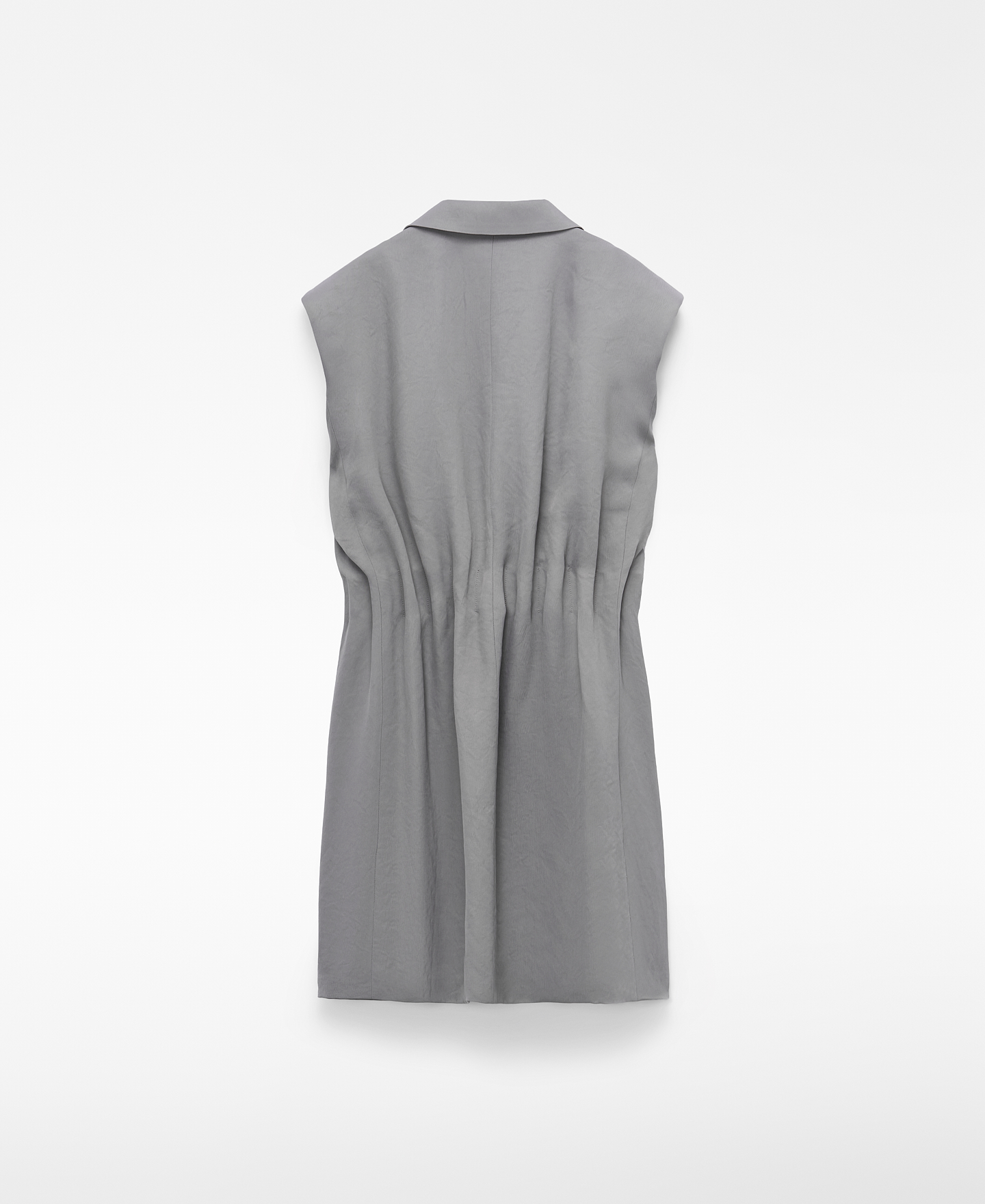 Tailored short dress with fitted waist image number 7