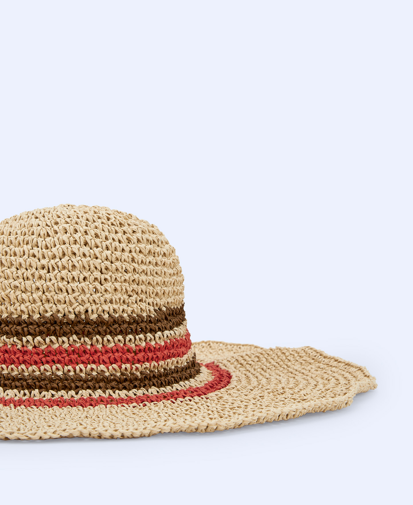 Wide-brimmed pamela in responsible paper image number 1