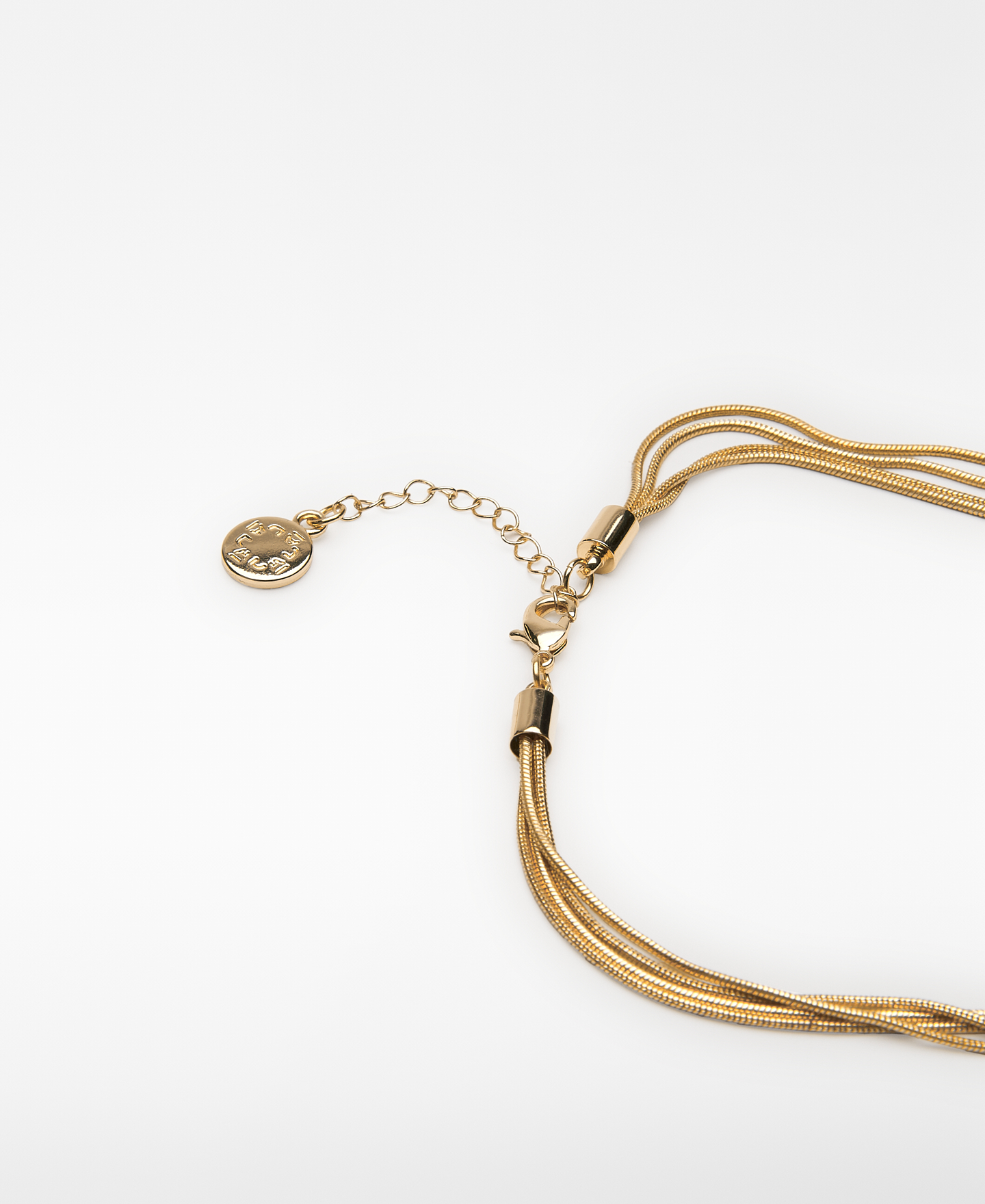 Collar pieza textura martillada mujer image number 2