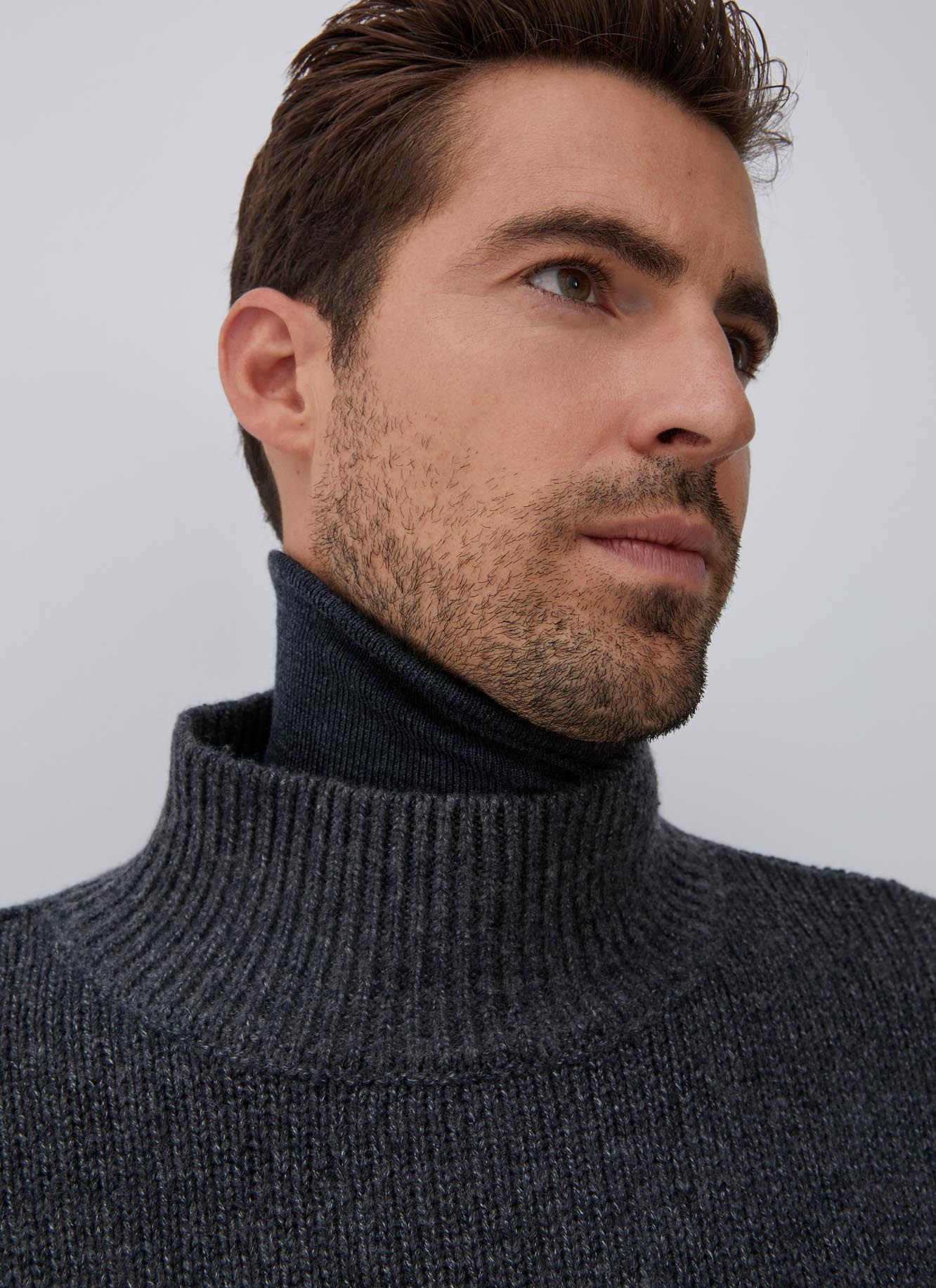 Perkins collar knit sweater image number 3