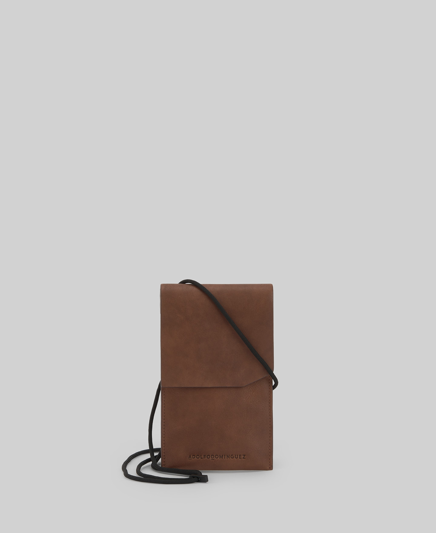 Leather mobile phone holder man image number 0