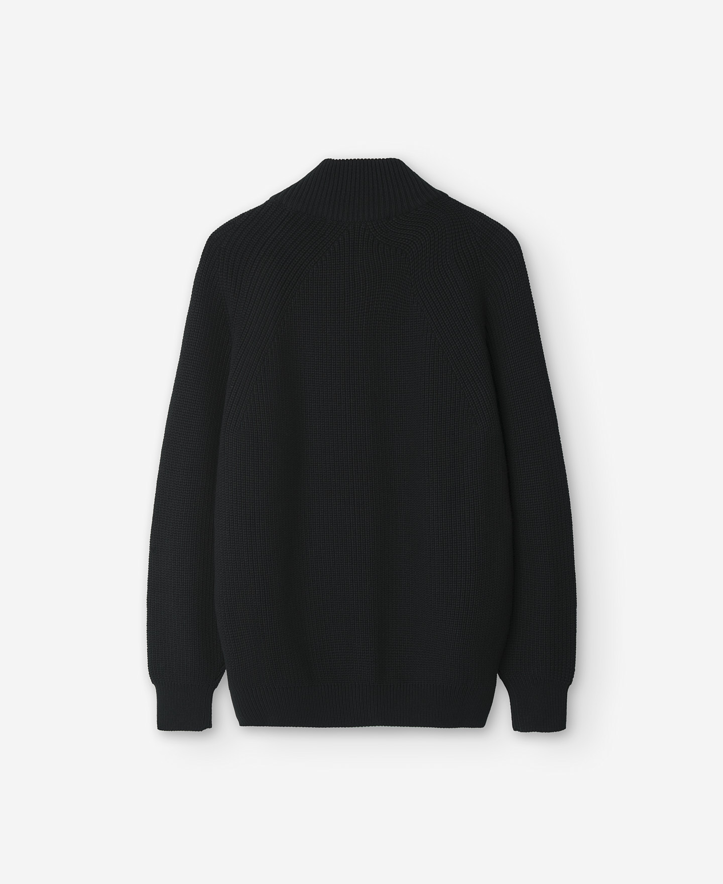 Black cotton cardigan for men image number 5