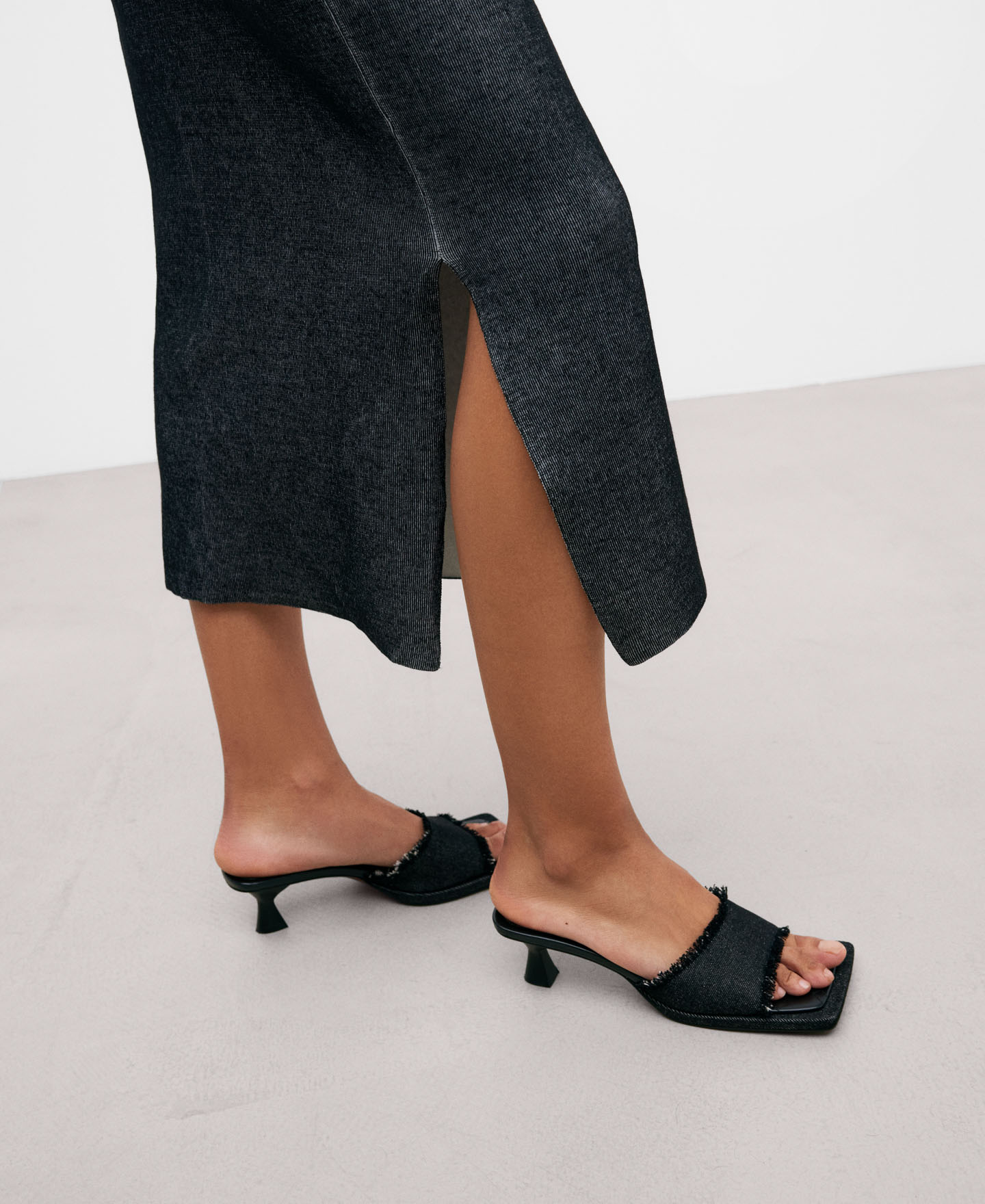 Falda tubo bicolor mujer image number 3