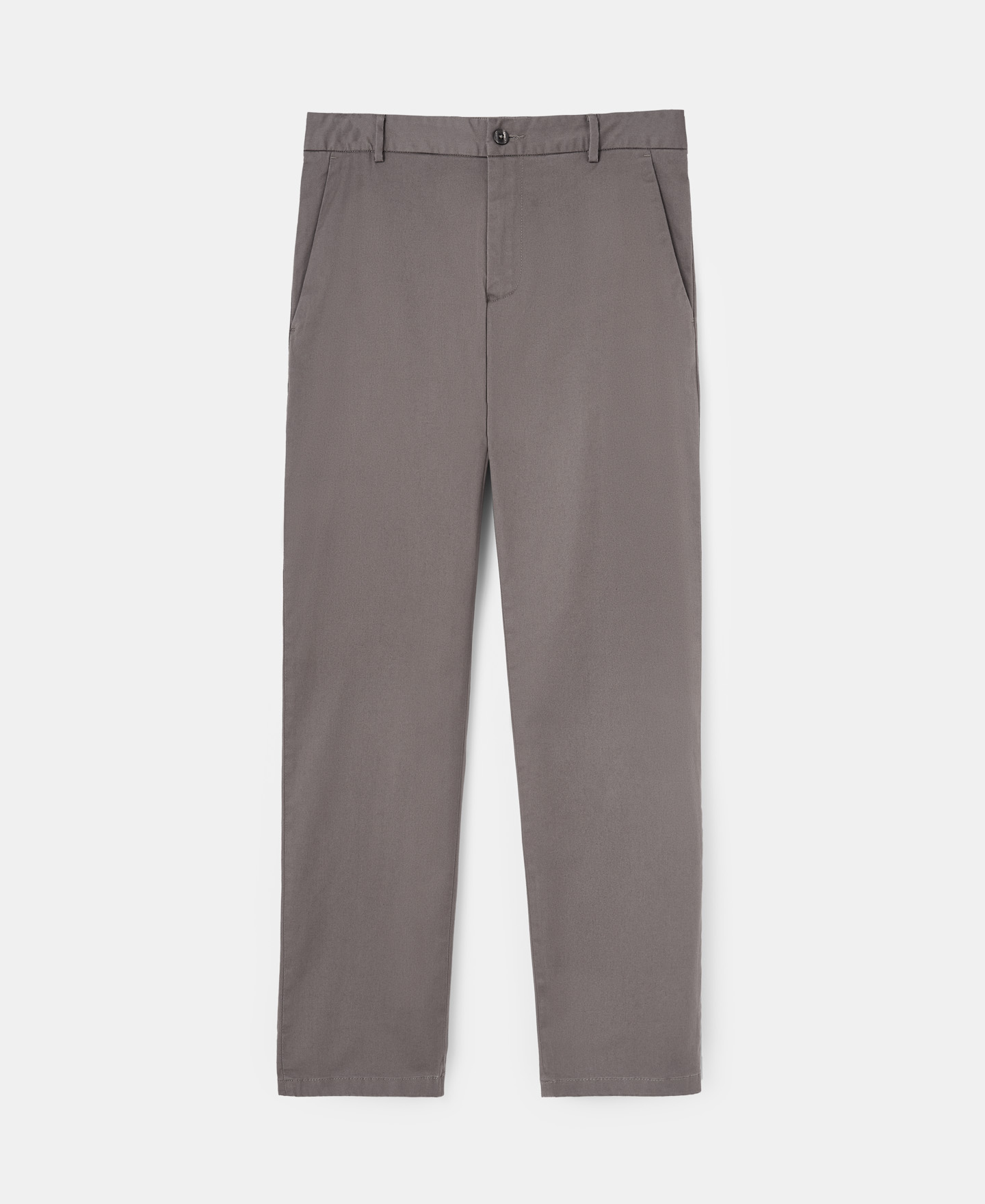 Elastic cotton chino trousers image number 4