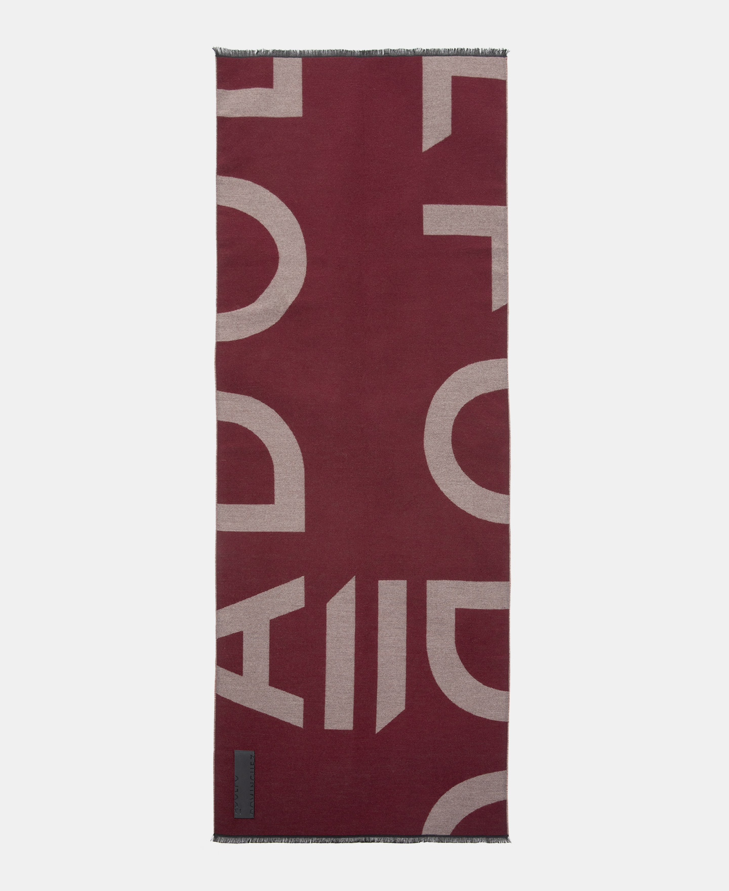 Two-tone maxi logo scarf image number 0