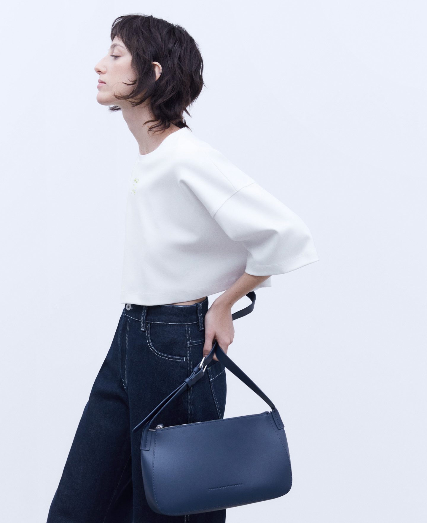 Vachetta leather shoulder bag image number 5