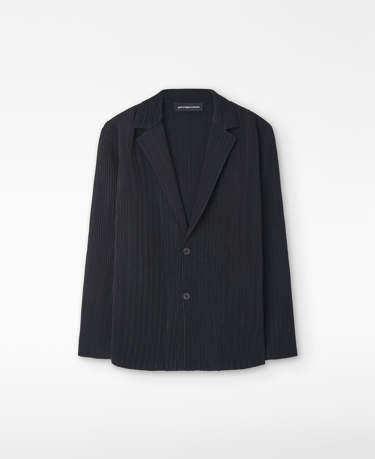 Blazer noir froissé pour hommes image number 0