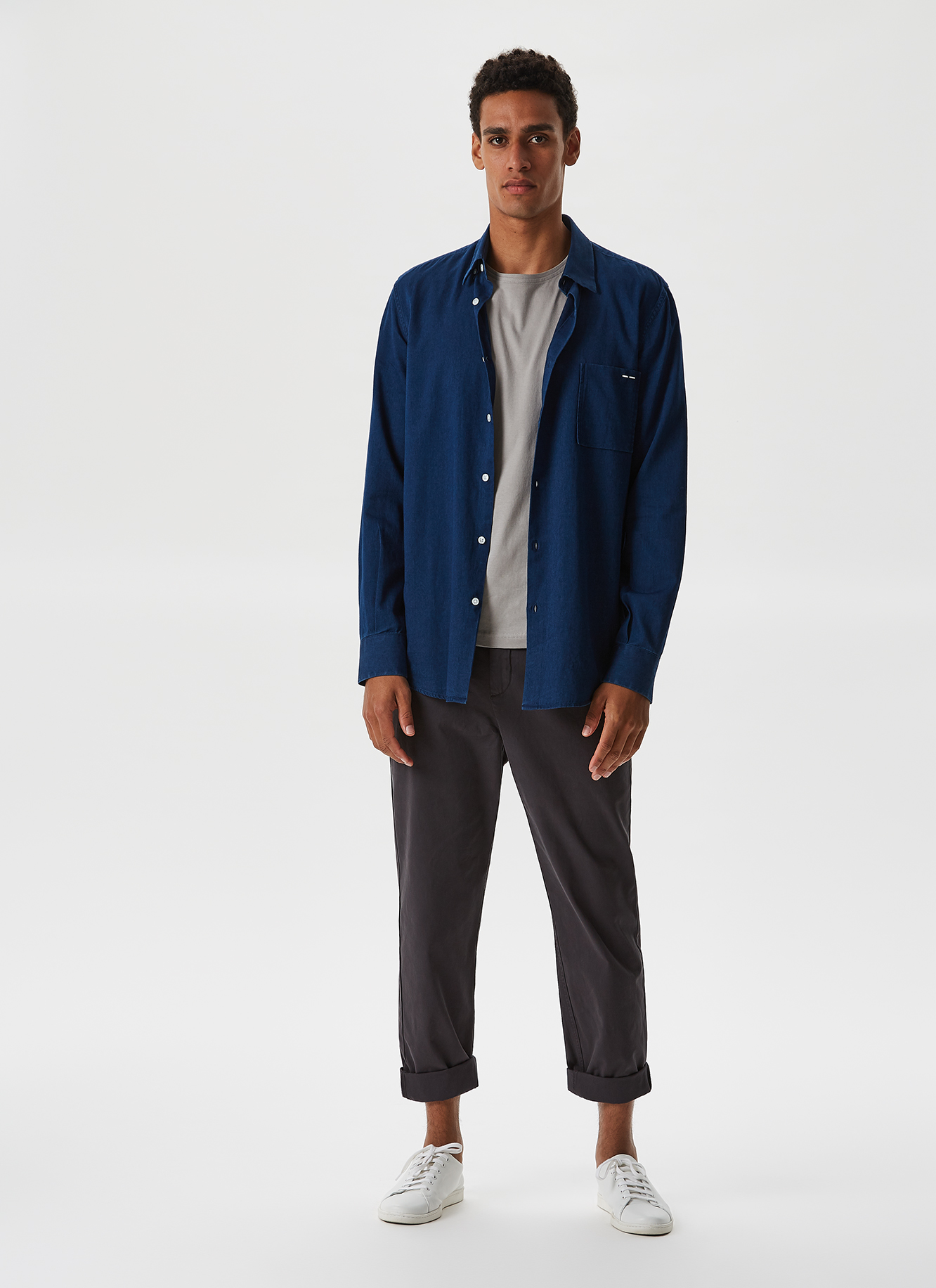 5-pocket trousers in organic cotton image number 3