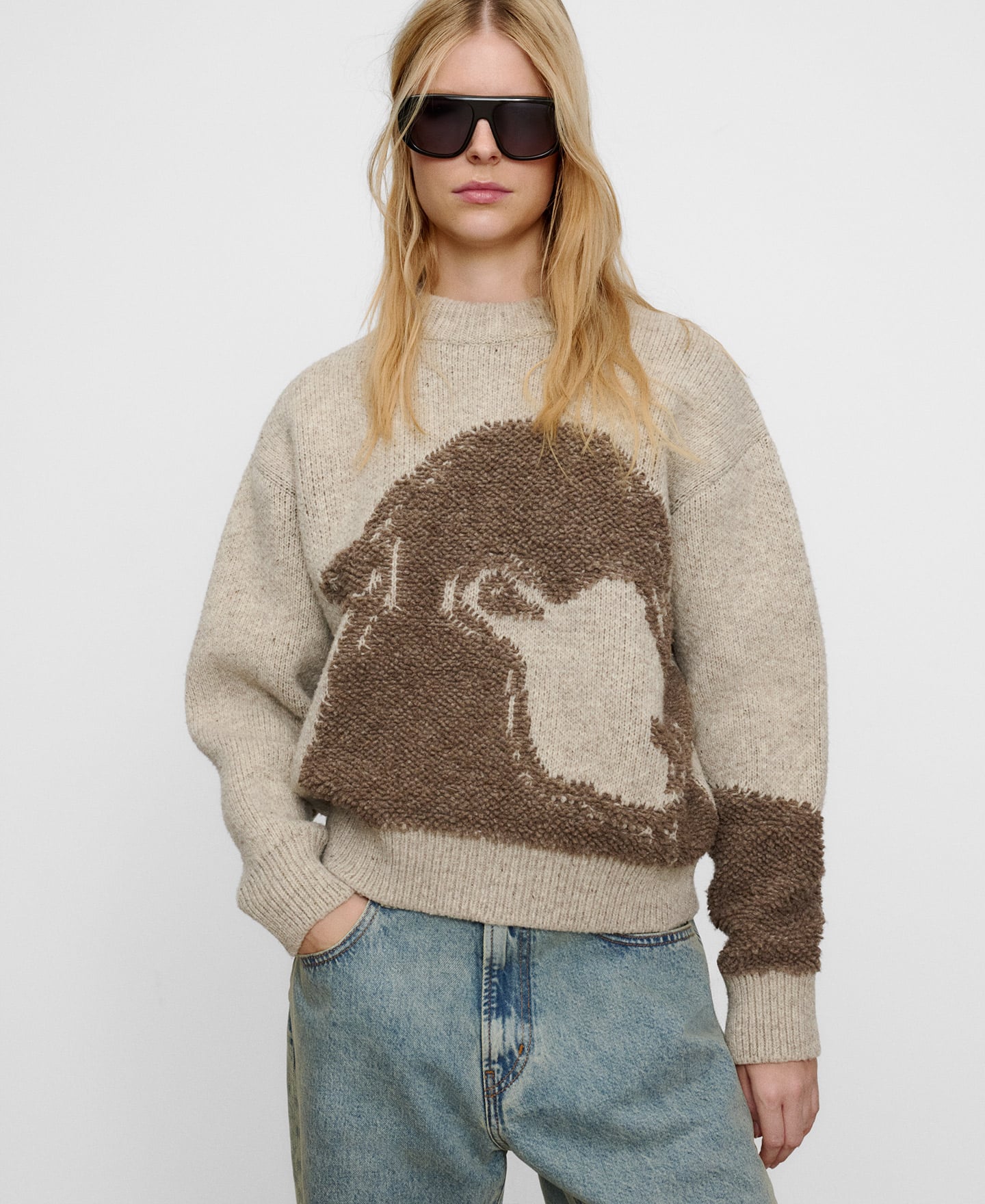 Oversize Spanish wool sweater image number 0