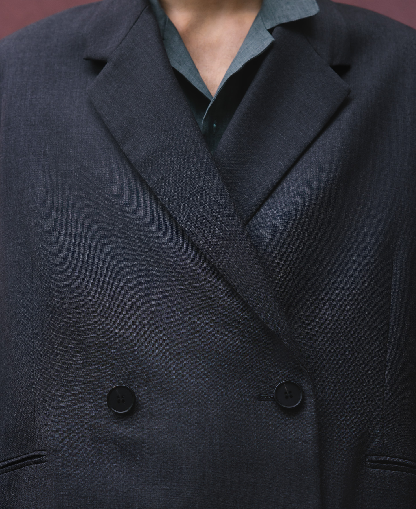 Blazer sastre gris melange hombre image number 3