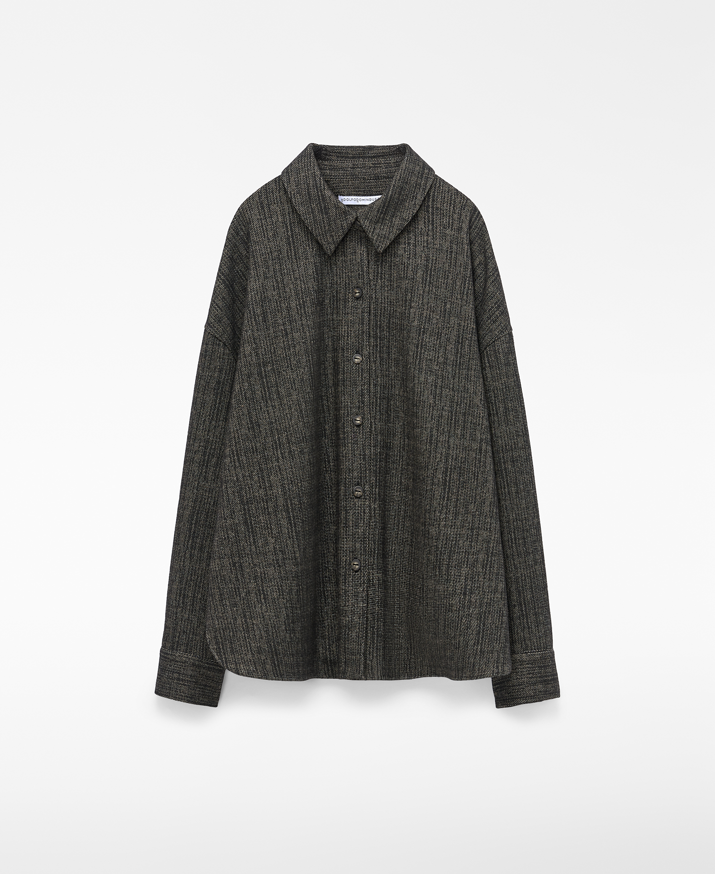 Camisa recta jaspeada image number 5