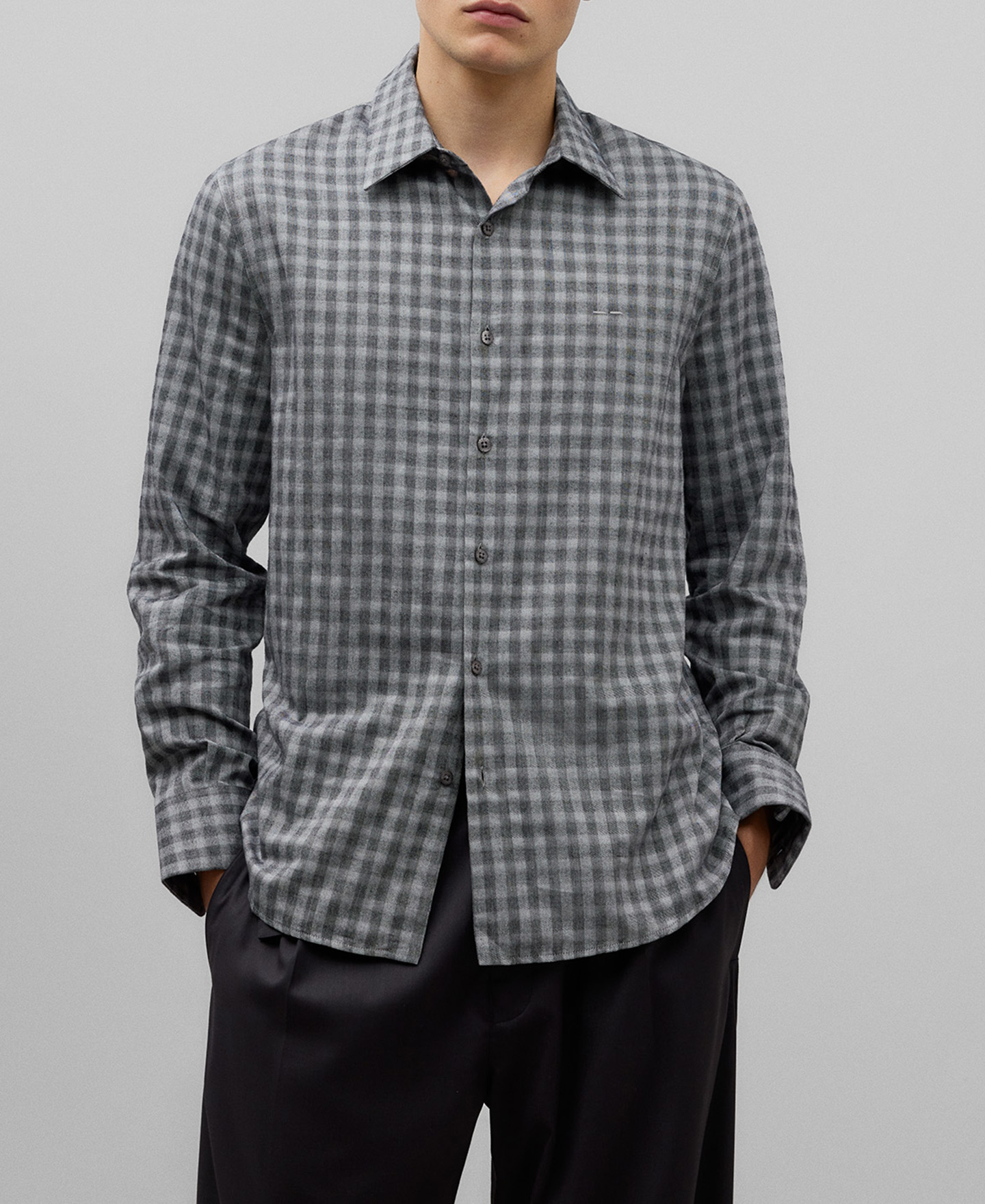 Camisa cuadros franela hombre image number 0