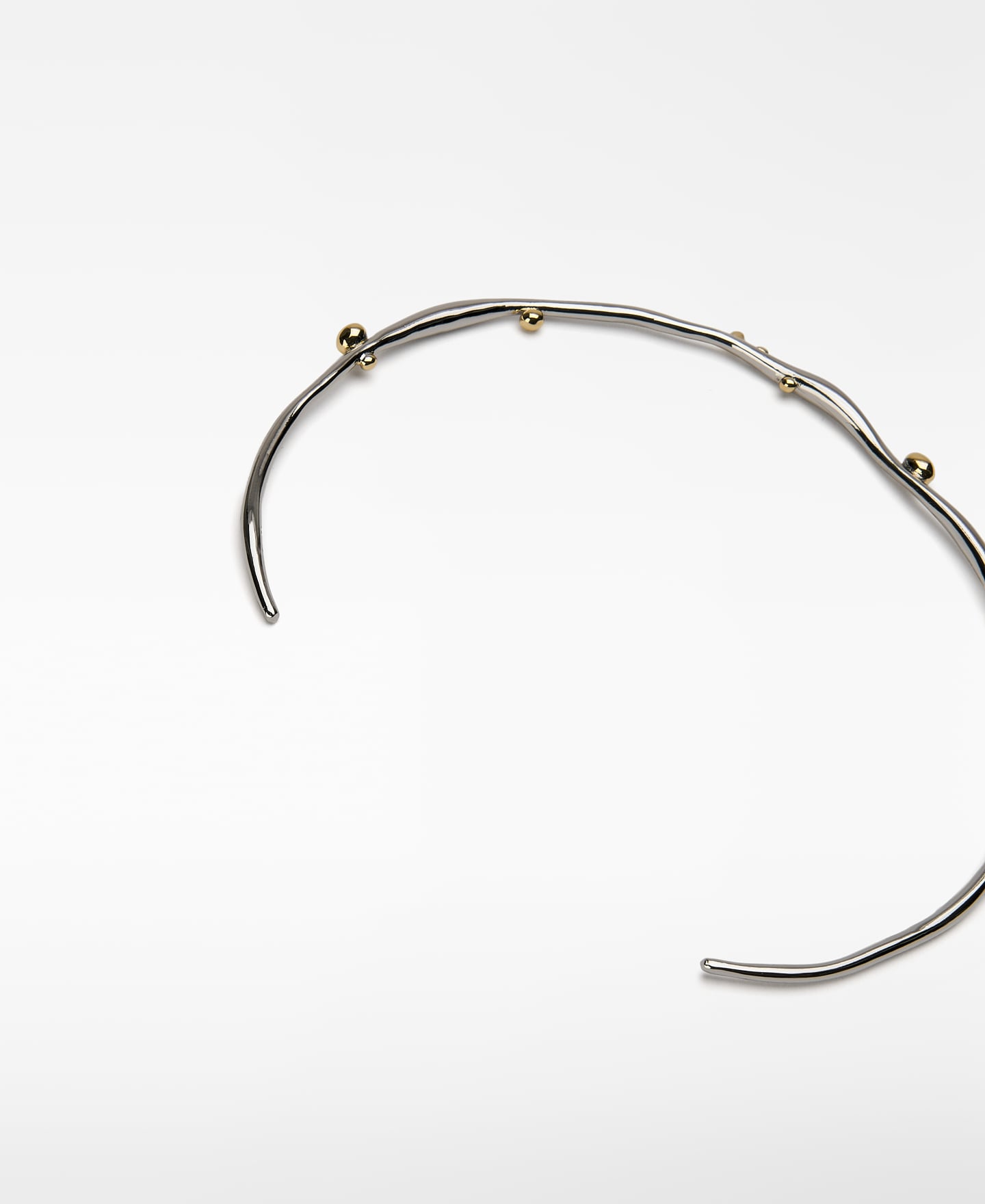 Organic-shaped irregular choker image number 2