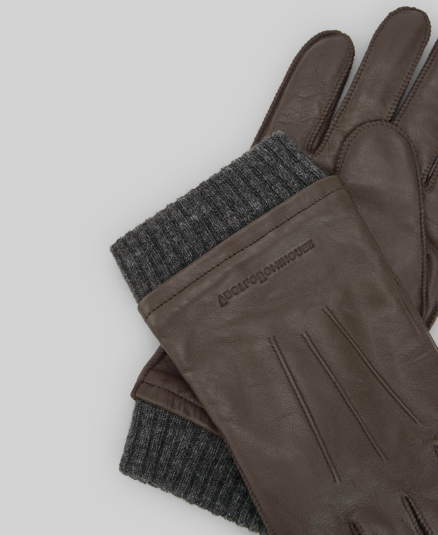 Responsible leather glove man image number 1