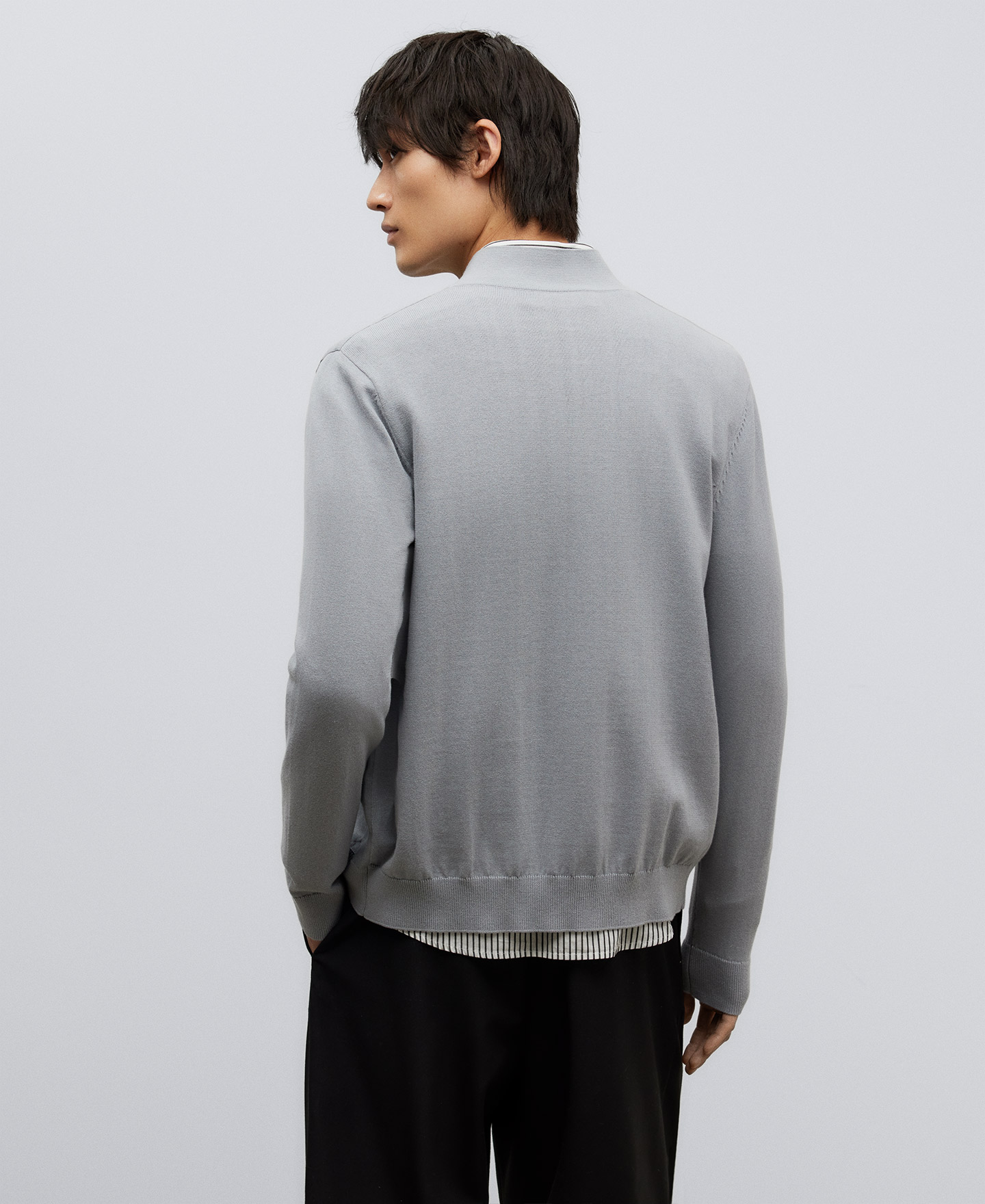 Linen and cotton jacket man image number 2