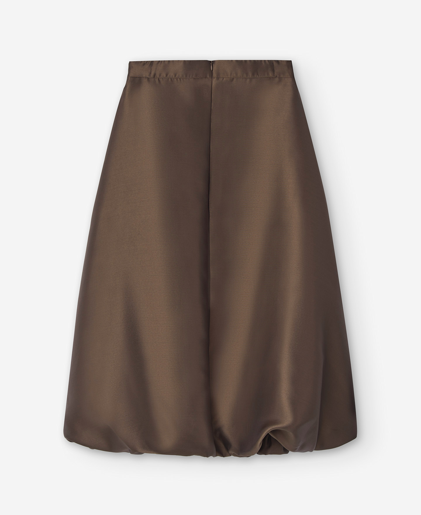 Falda abullonada cintura alta image number 5