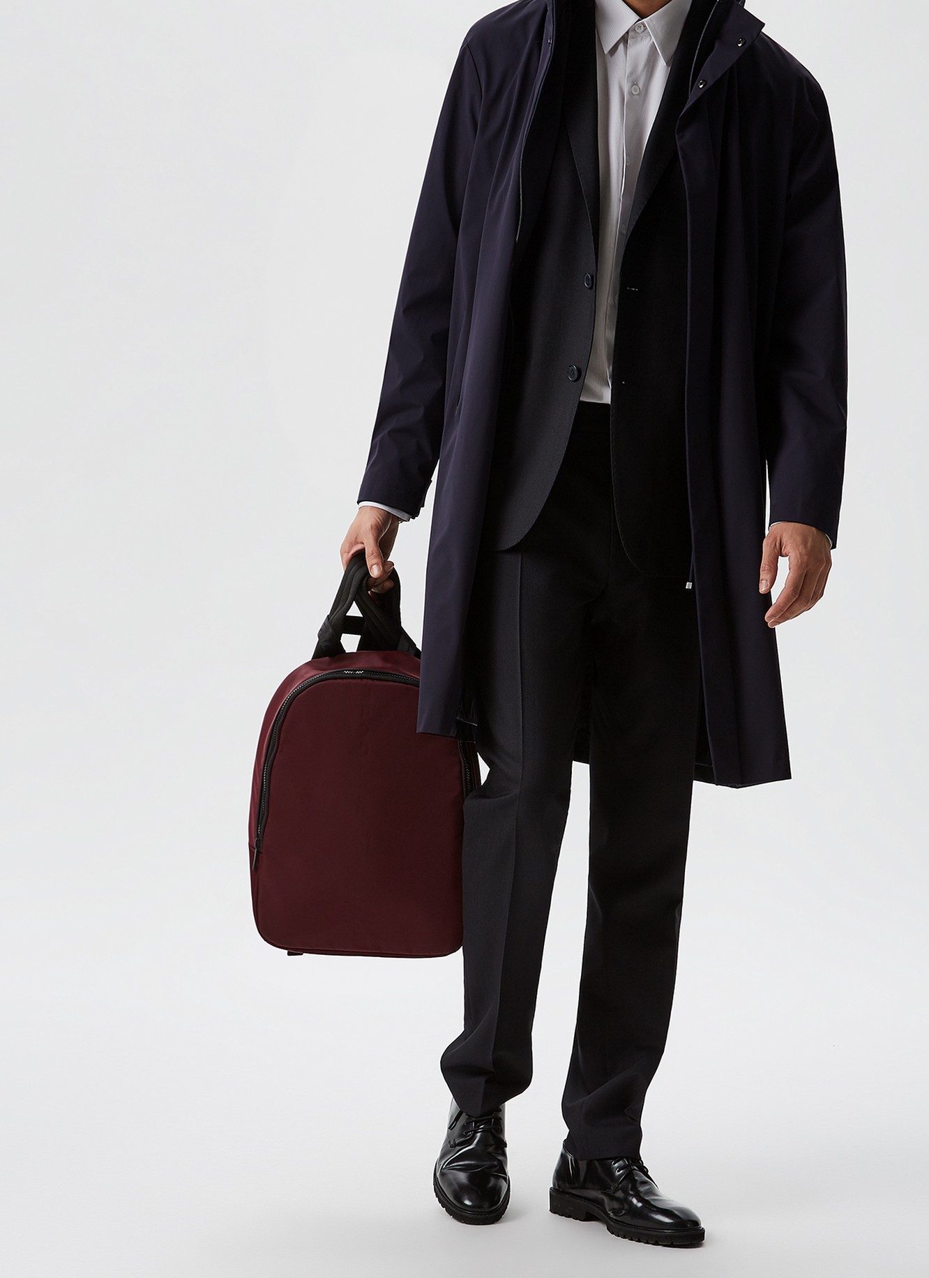 Slim fit viscose shirt image number 3