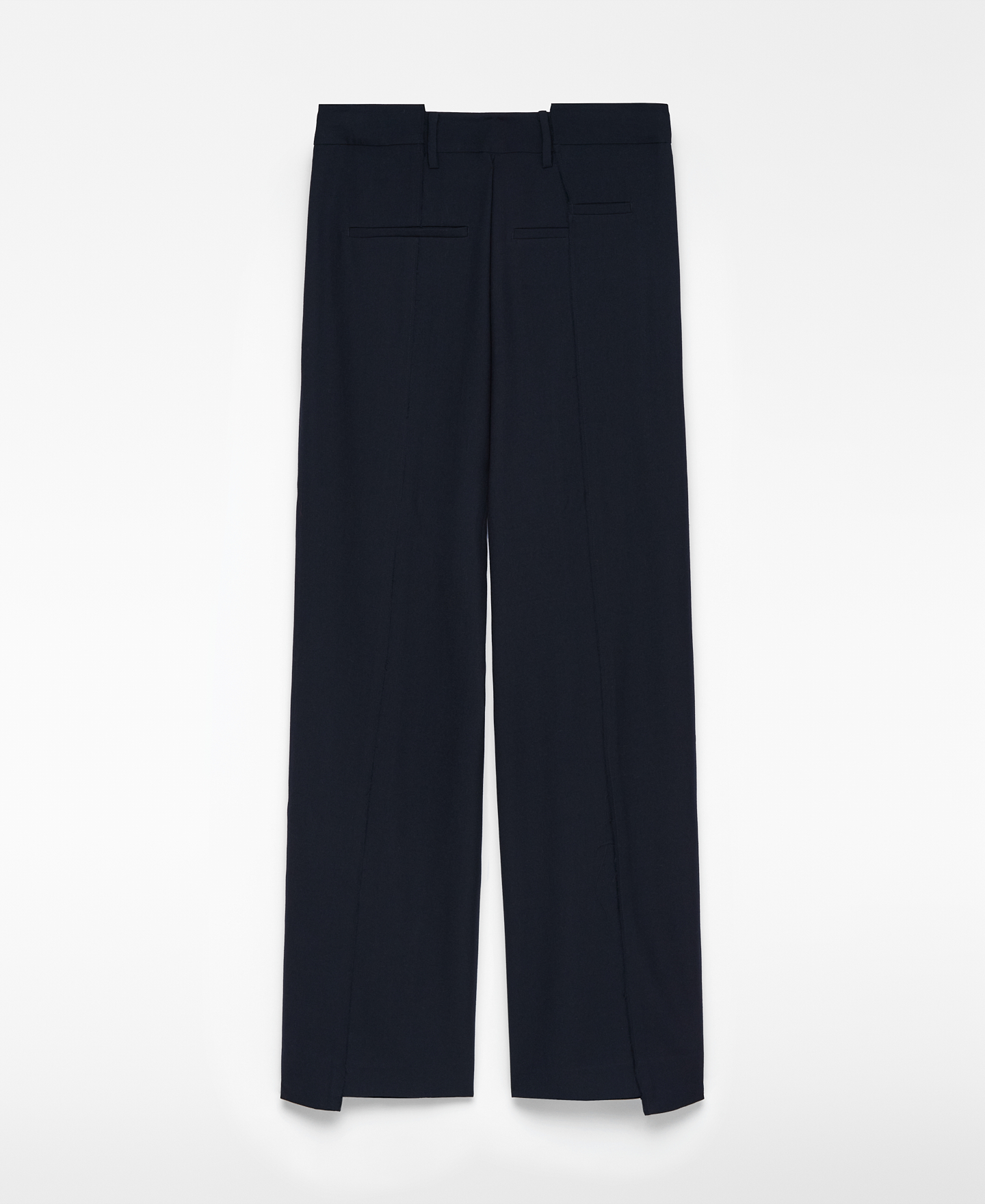 Pantalón pinzas asimétrico mujer image number 5