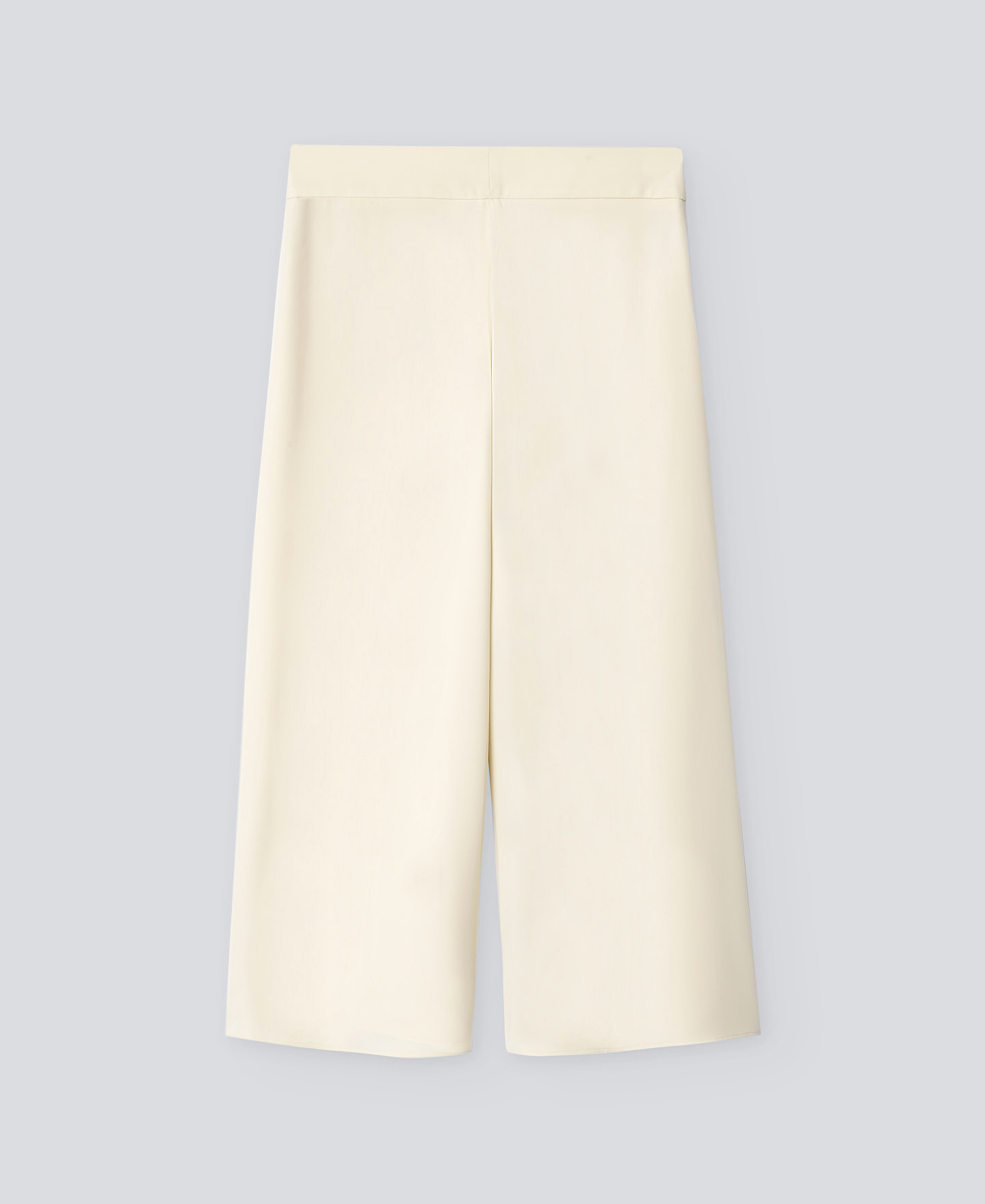 Beige cropped trousers woman image number 5