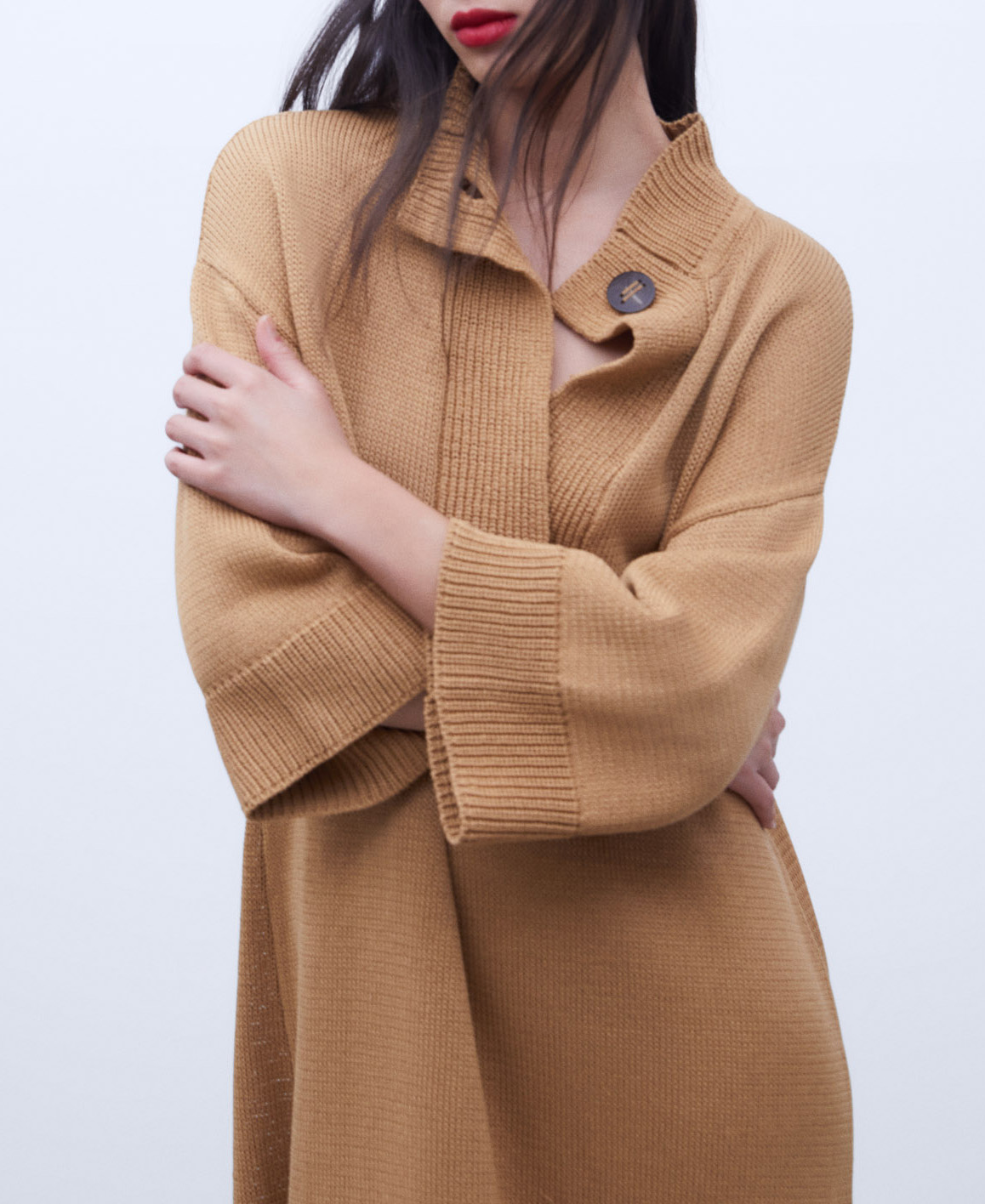 Perkins collar midi dress image number 3